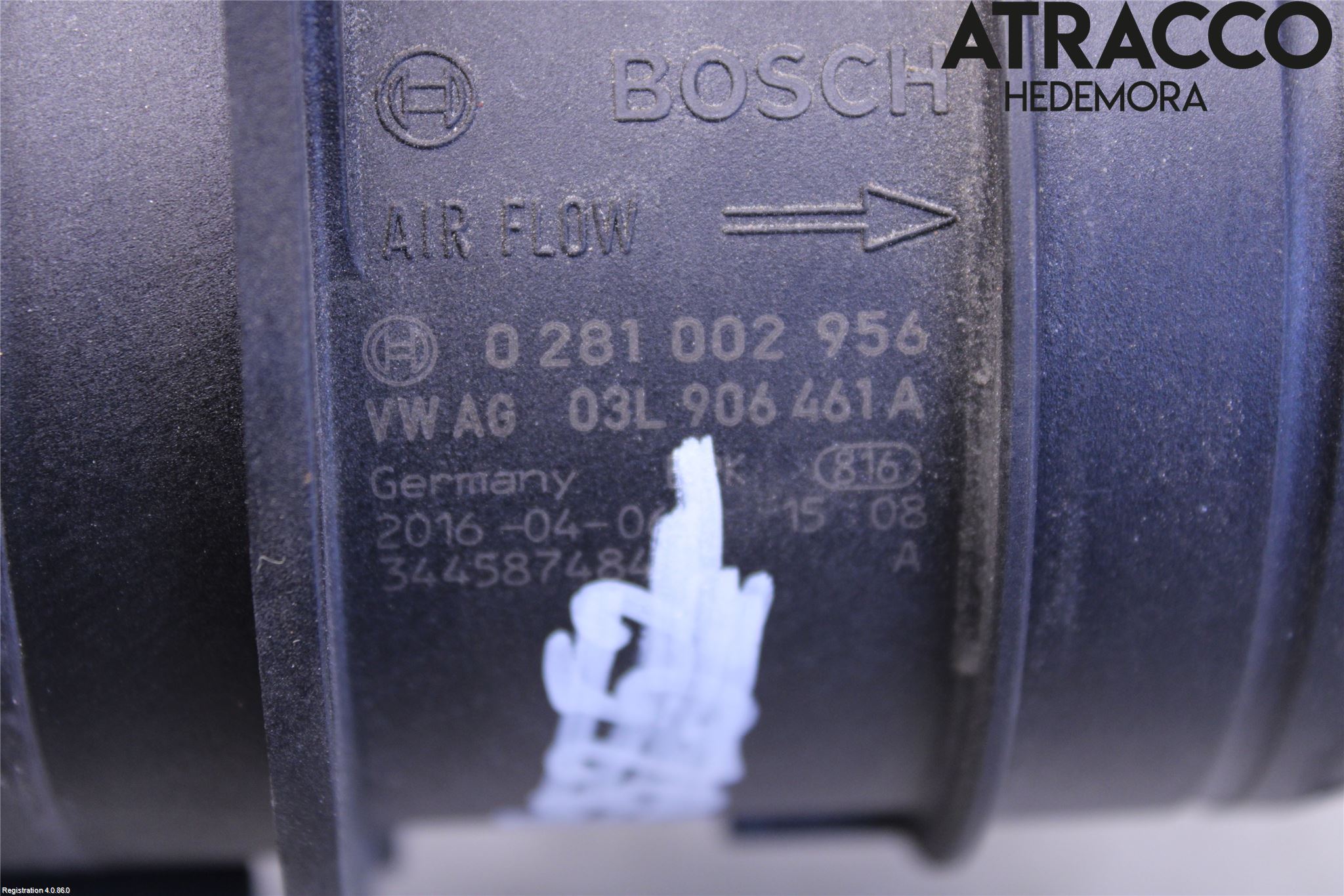 Volkswagen VW GOLF / E-GOLF VII 13-20 Injluftmassamätare
