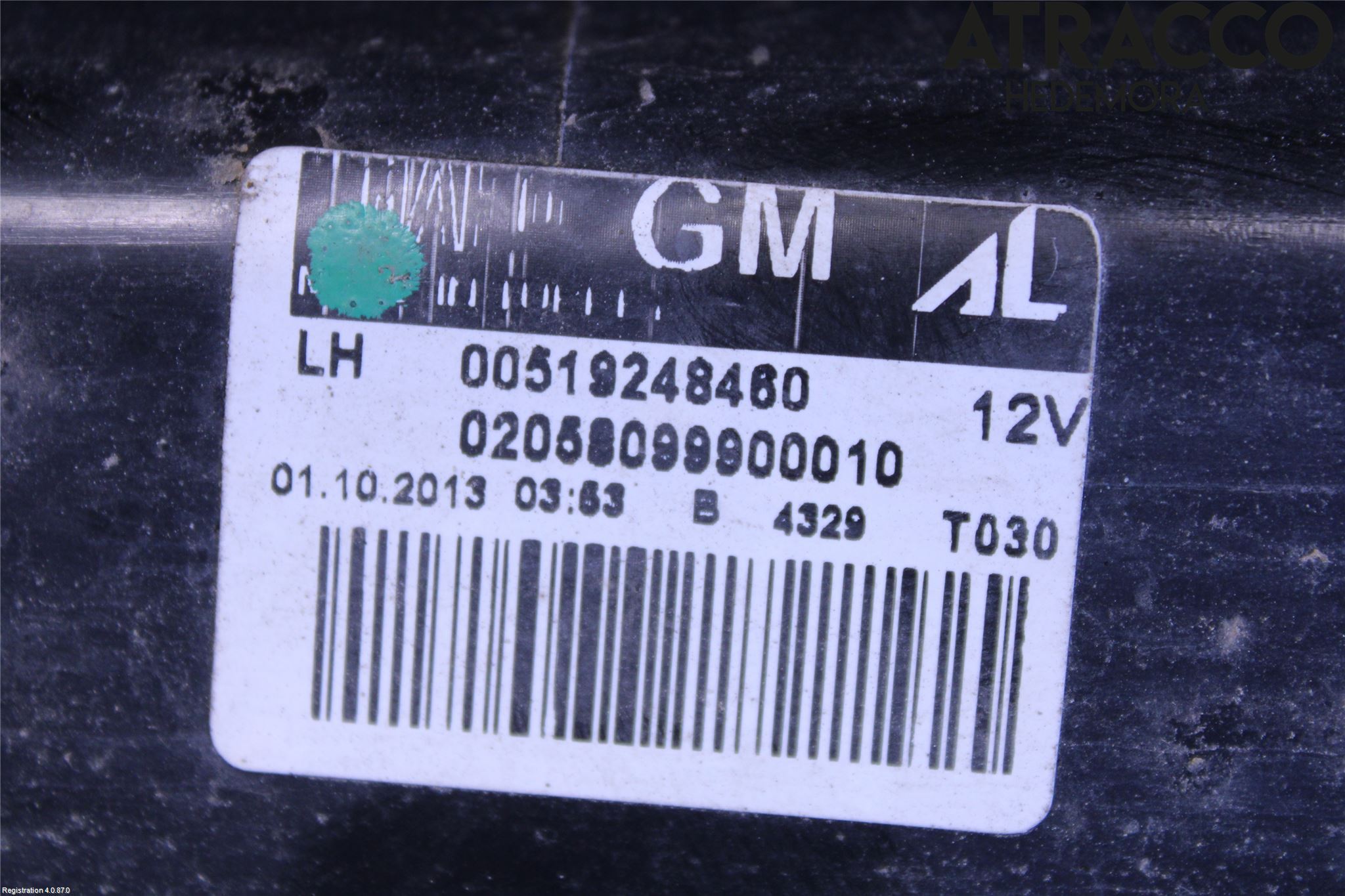 Opel COMBO D 12-18 Bakljus Vänster