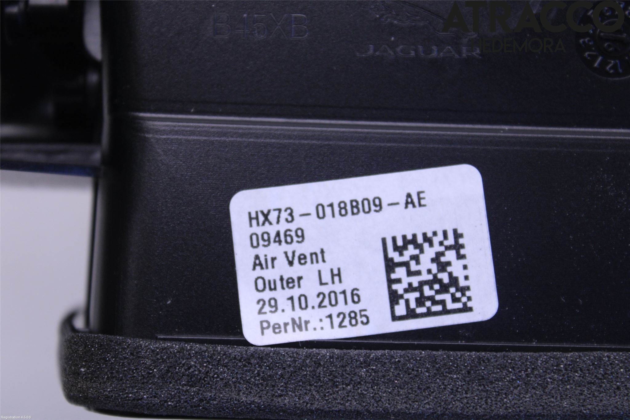 Jaguar F-PACE Defrosterkanal-Munstycke