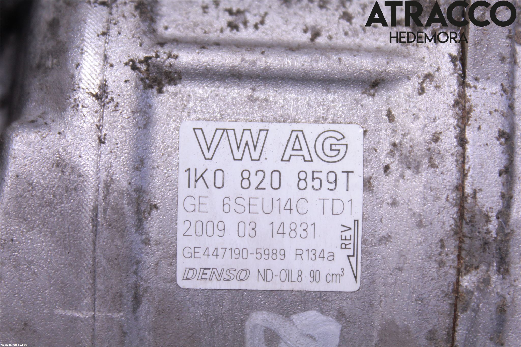 Volkswagen VW GOLF VI 09-13 Ac Kompressor