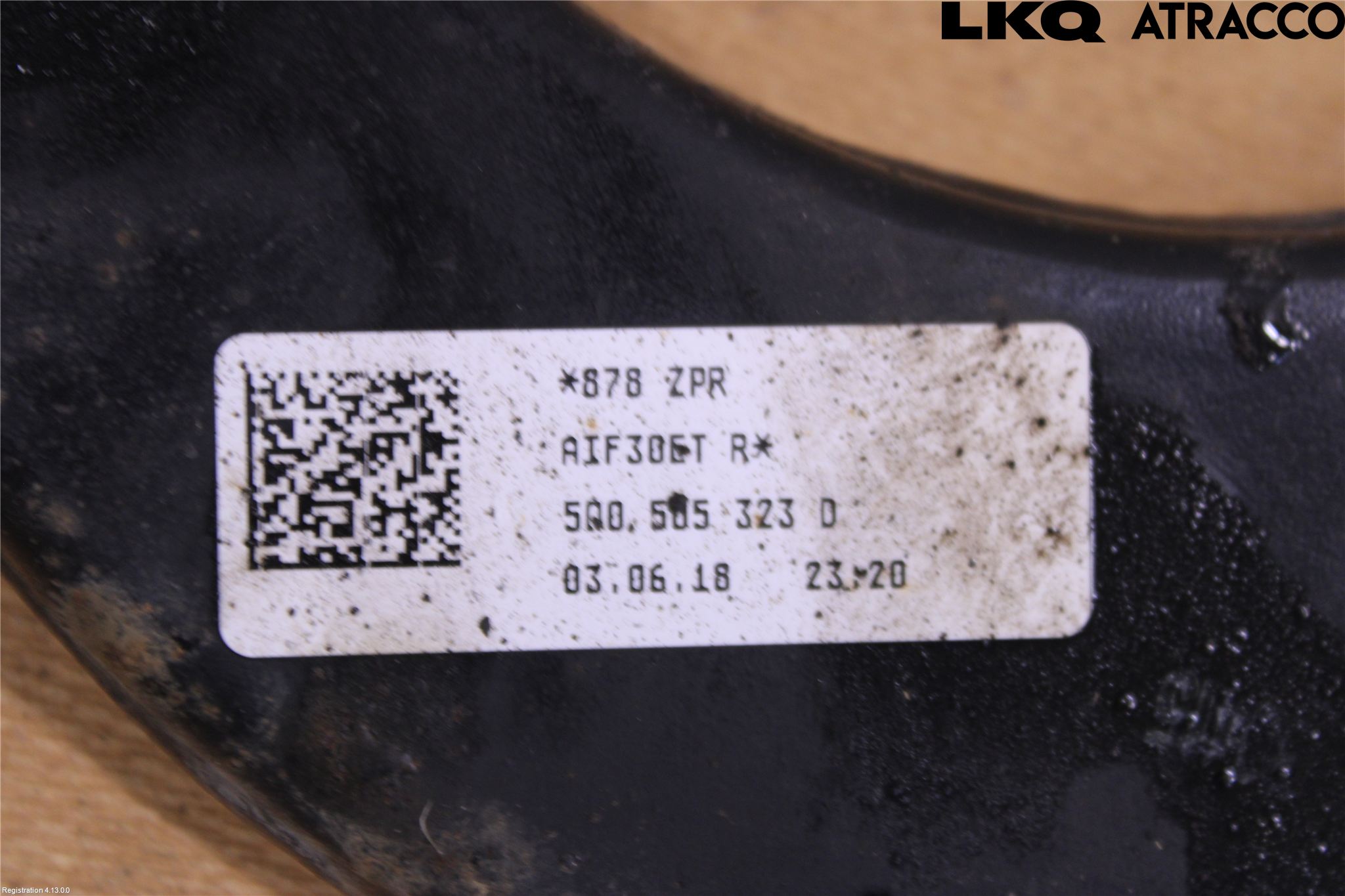 Volkswagen VW GOLF / E-GOLF VII 13-20 Bärarm Bak Höger