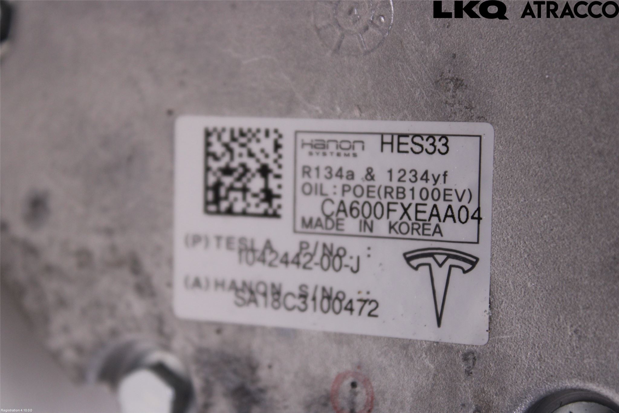 Tesla MODEL X 16- Ac Kompressor