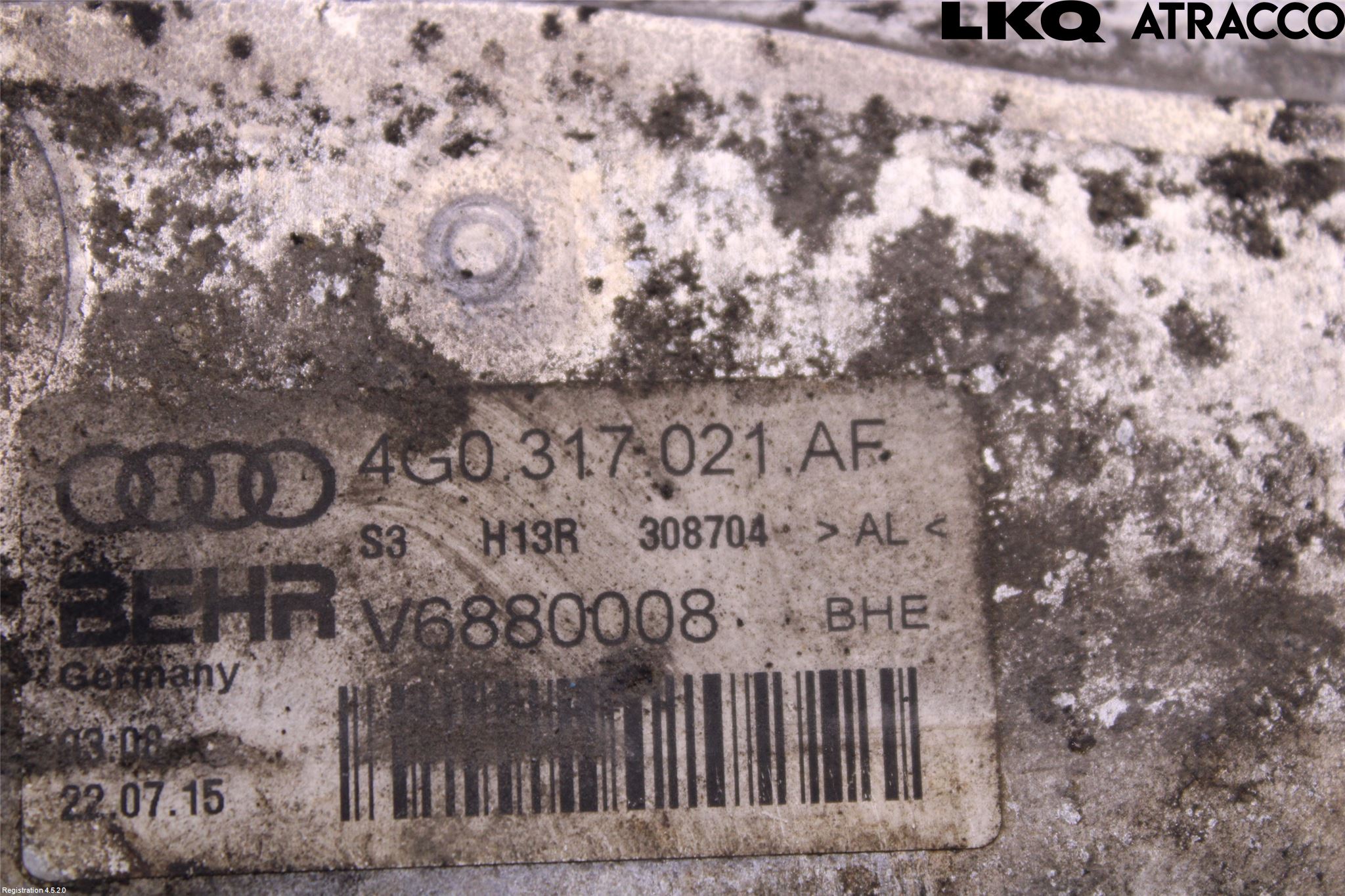 Audi A7/S7 4G 11-17 Oljekylare Automat