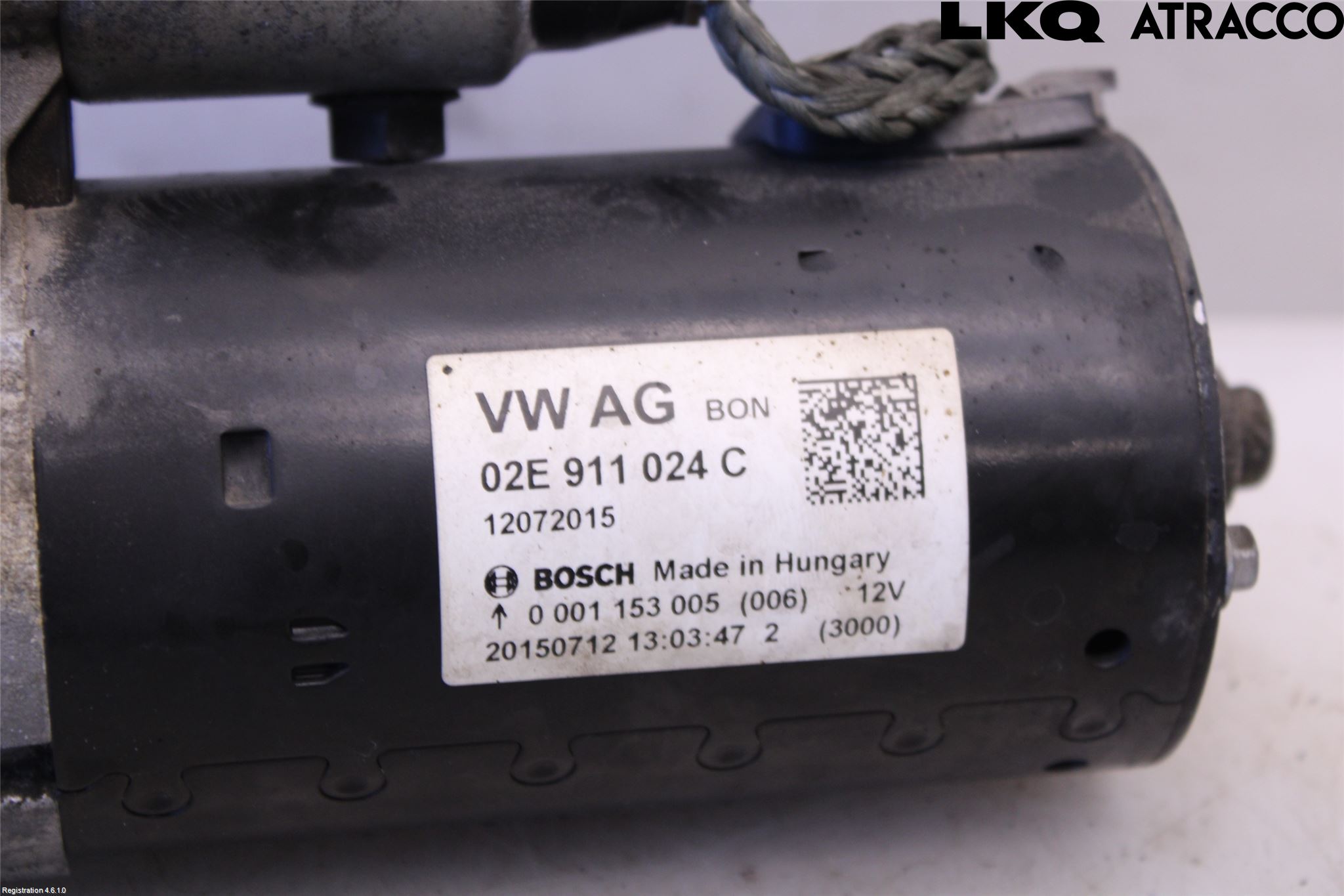 Volkswagen VW CADDY 16-20 Startmotor Diesel