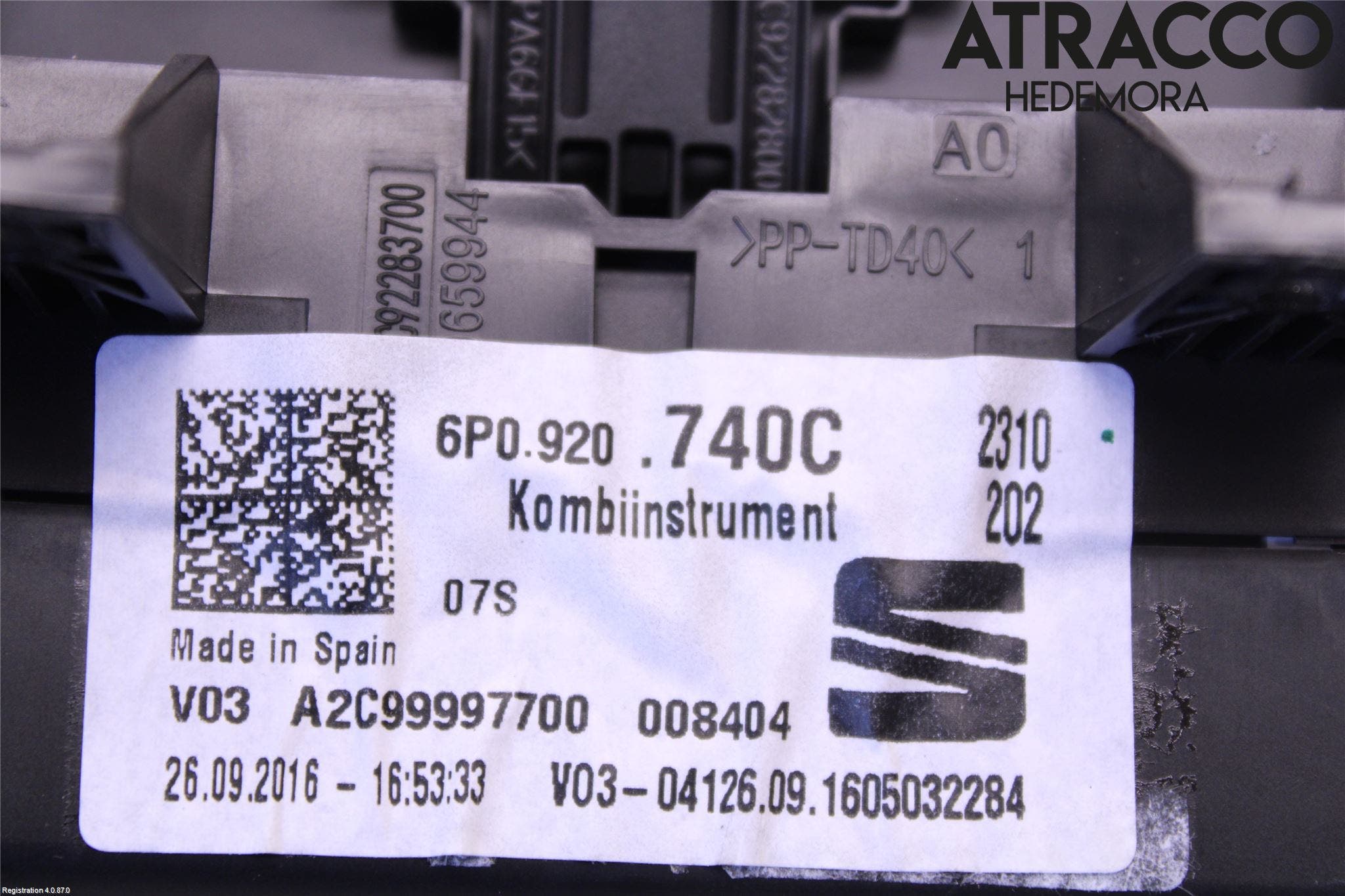 Seat IBIZA IV 08-16 Instrument Komb