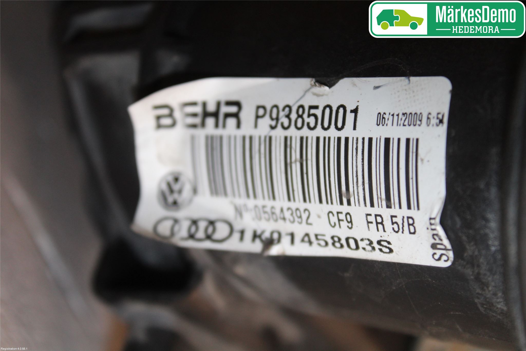 Skoda OCTAVIA (1Z) 05-13 Laddluft-Intercooler Kyl