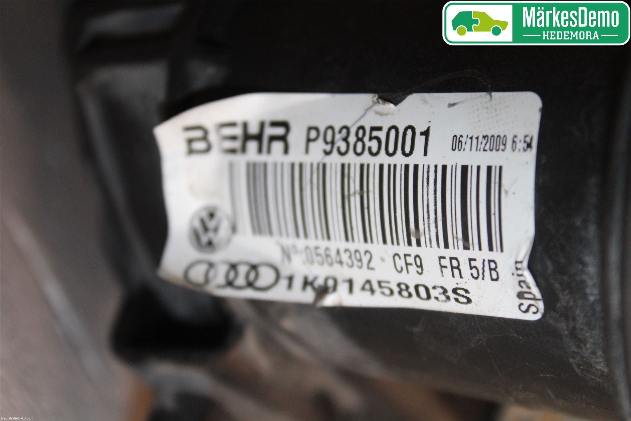 Skoda OCTAVIA (1Z) 05-13 Laddluft-Intercooler Kyl