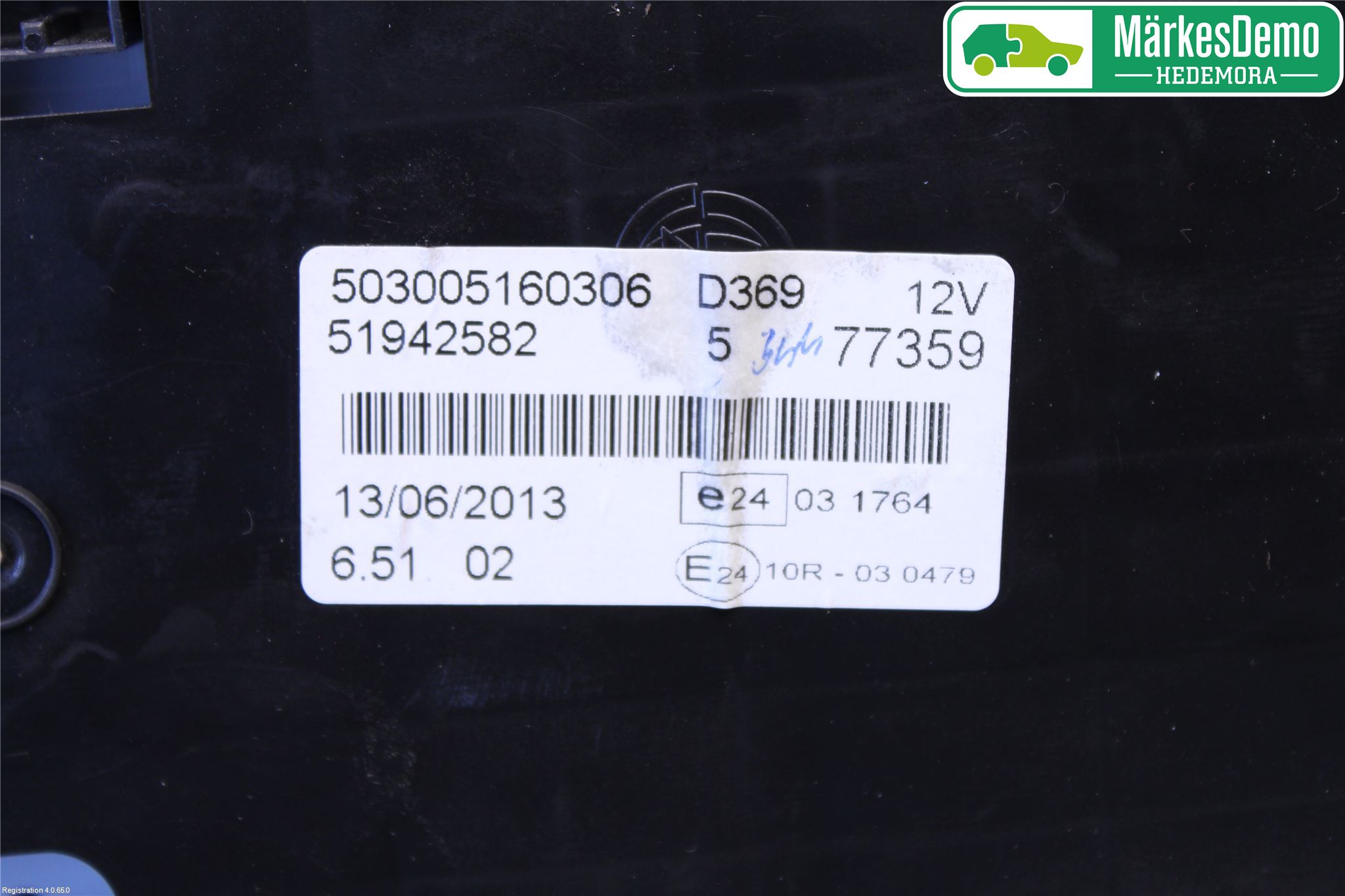 Fiat DOBLO CARGO Instrument Komb