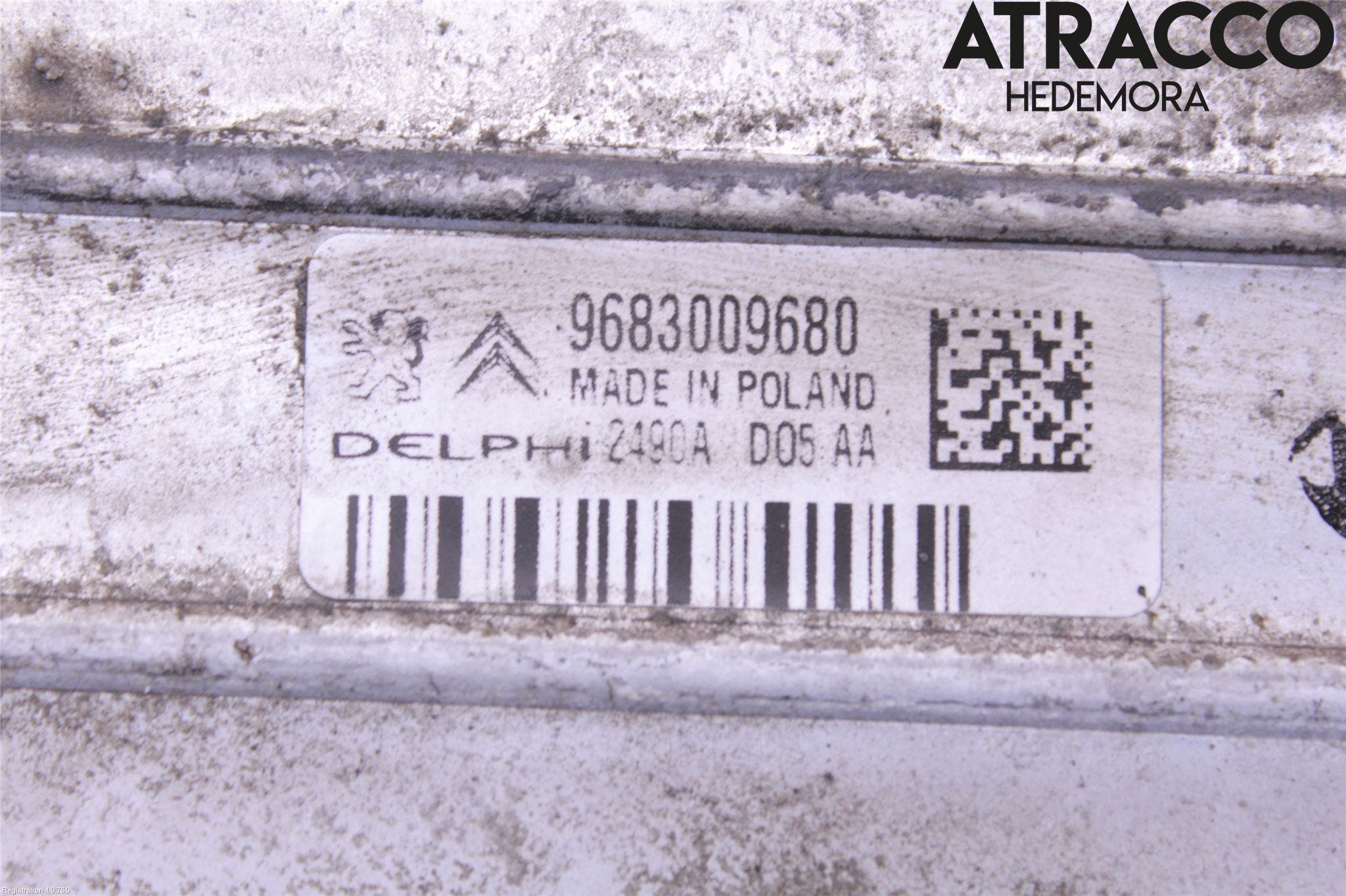 Citroen C5 08-17 Laddluft-Intercooler Kyl