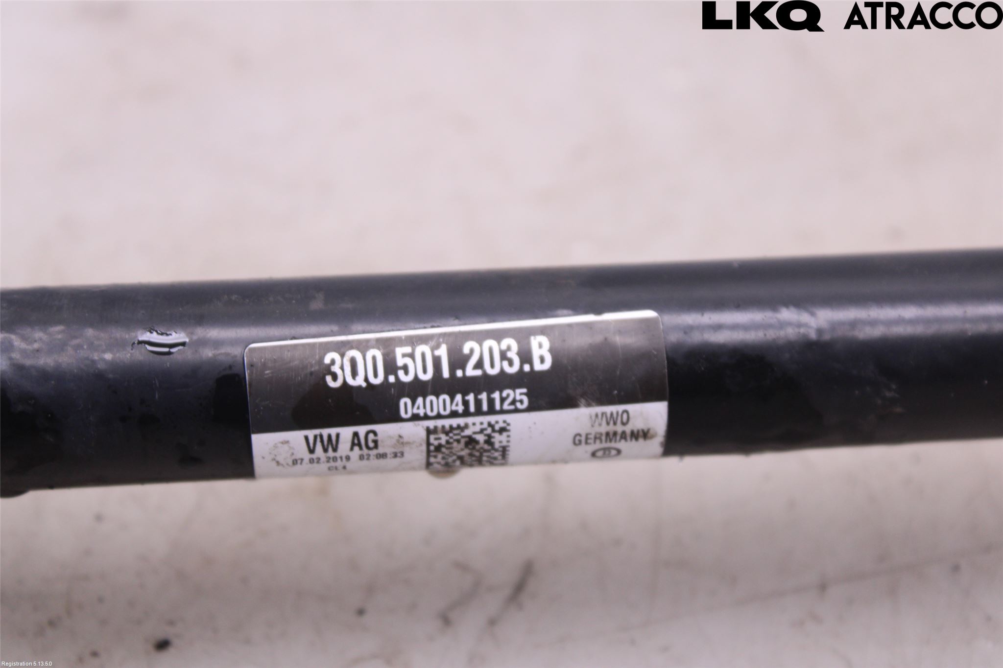 Volkswagen VW TIGUAN 16-24 Drivaxel Bak Vänster