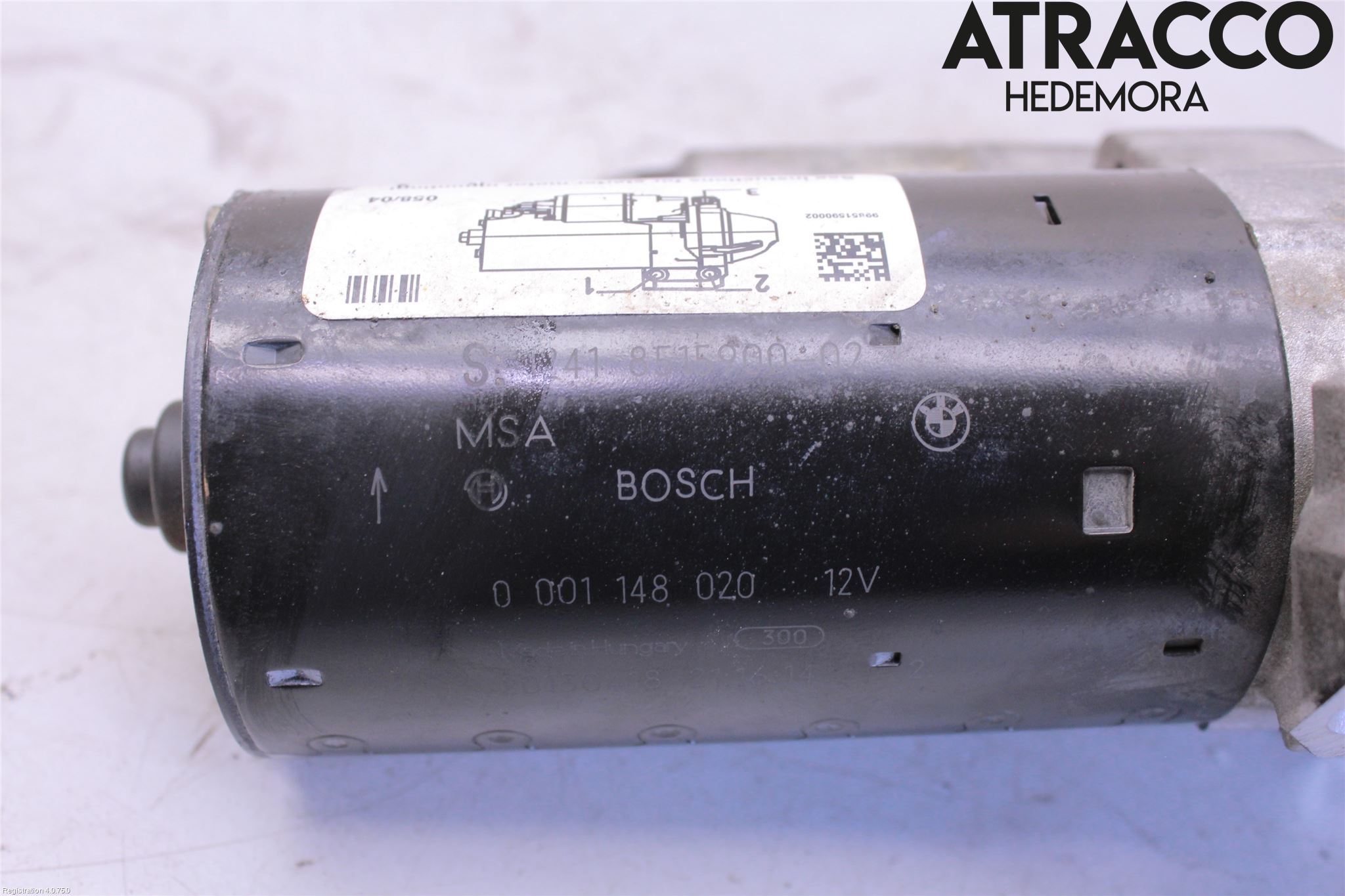 BMW 3 F30/F31/F80 12-19 Startmotor Diesel