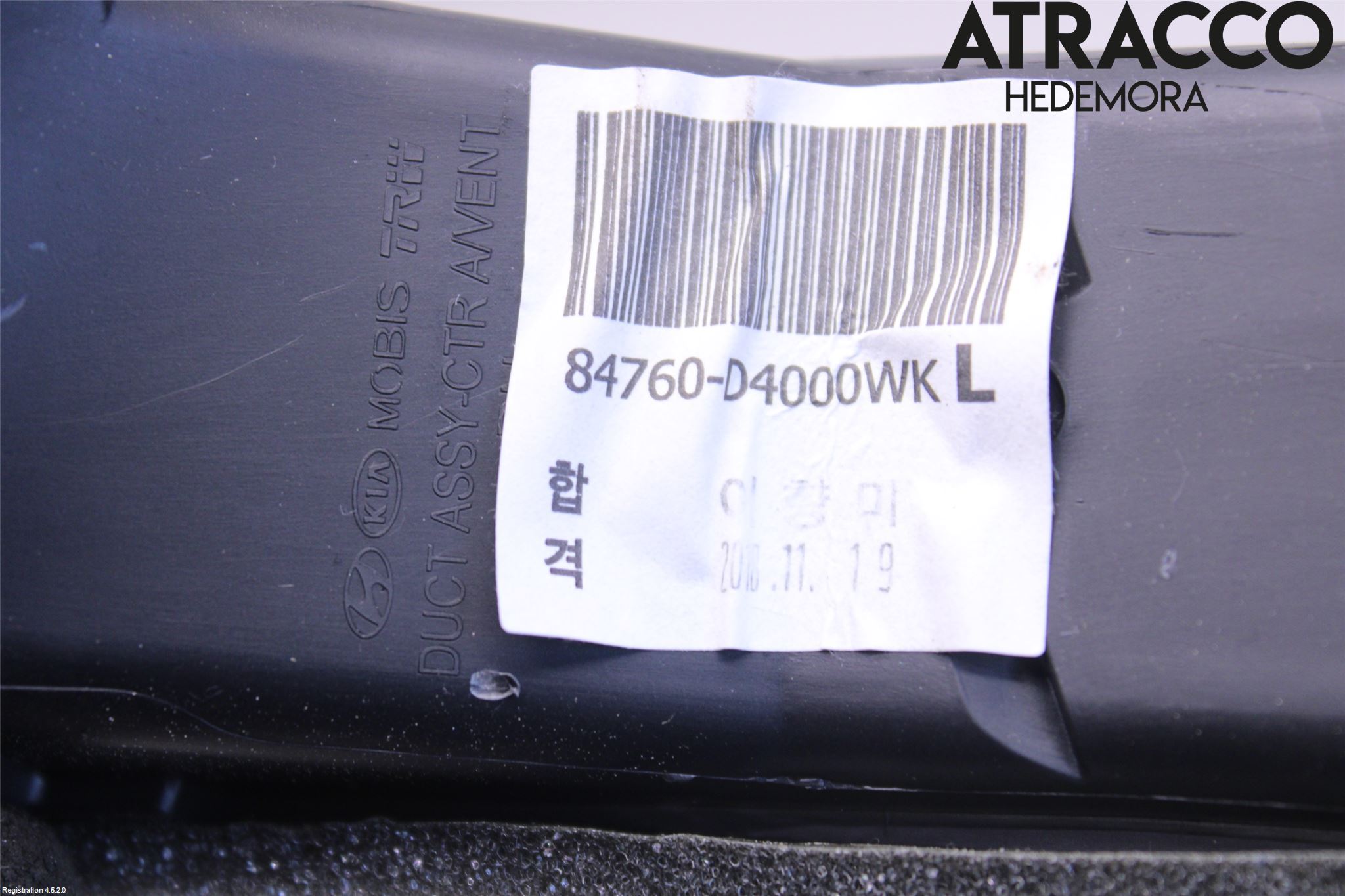 Kia OPTIMA 16-20 Defrosterkanal-Munstycke