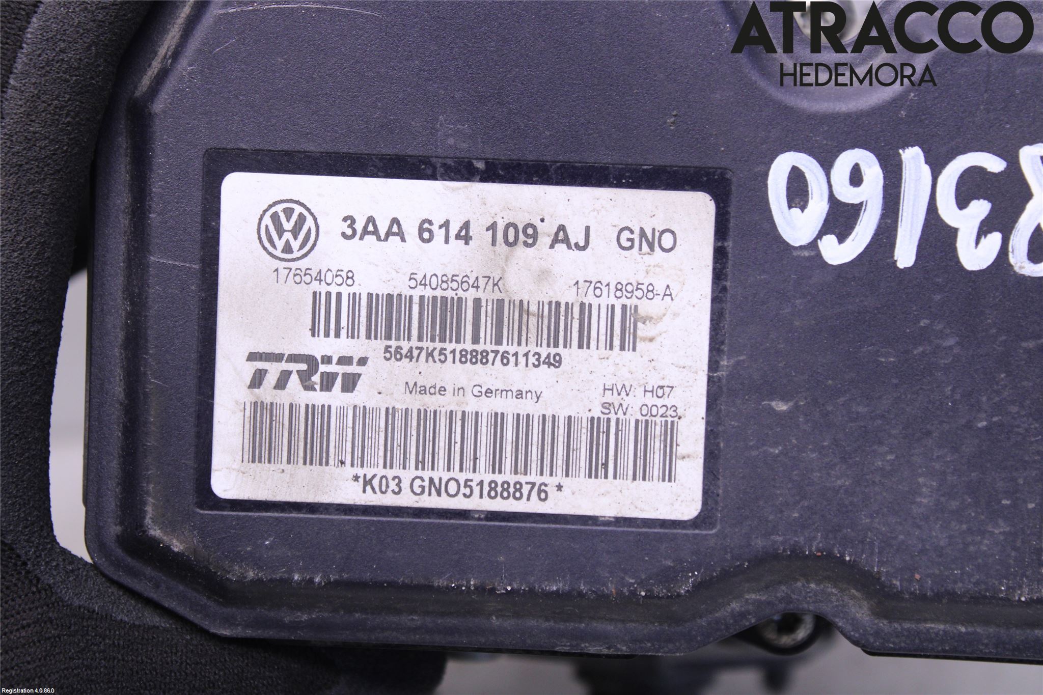 Volkswagen VW PASSAT CC 08-16 Abs Hydraulaggregat