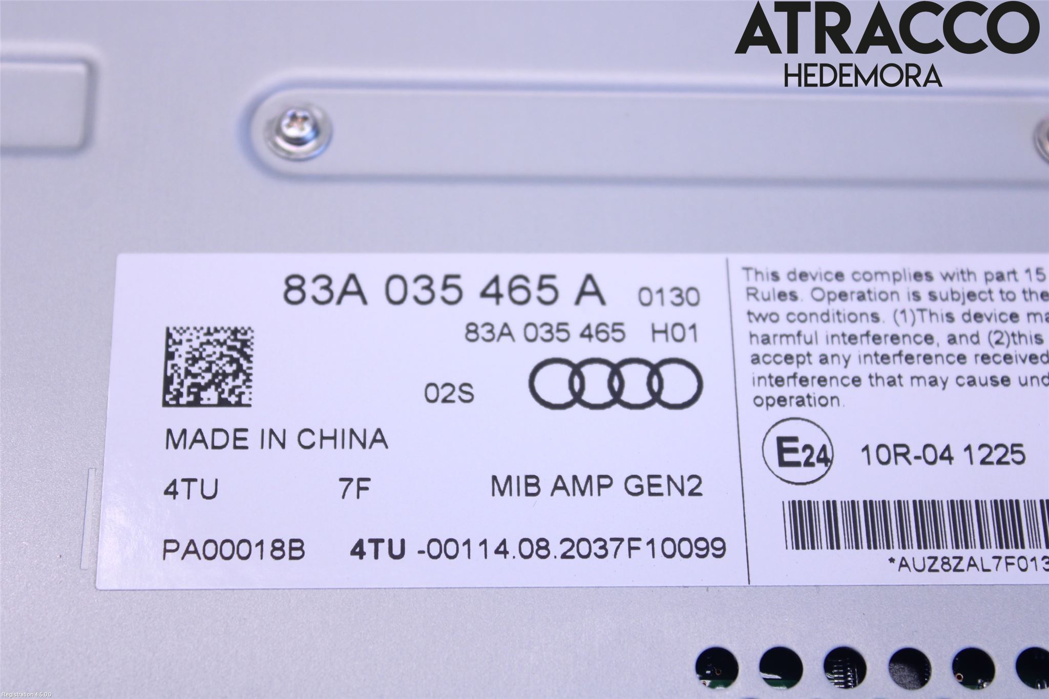 Audi Q3 F3 19- Radio-Stereo Förstärkare