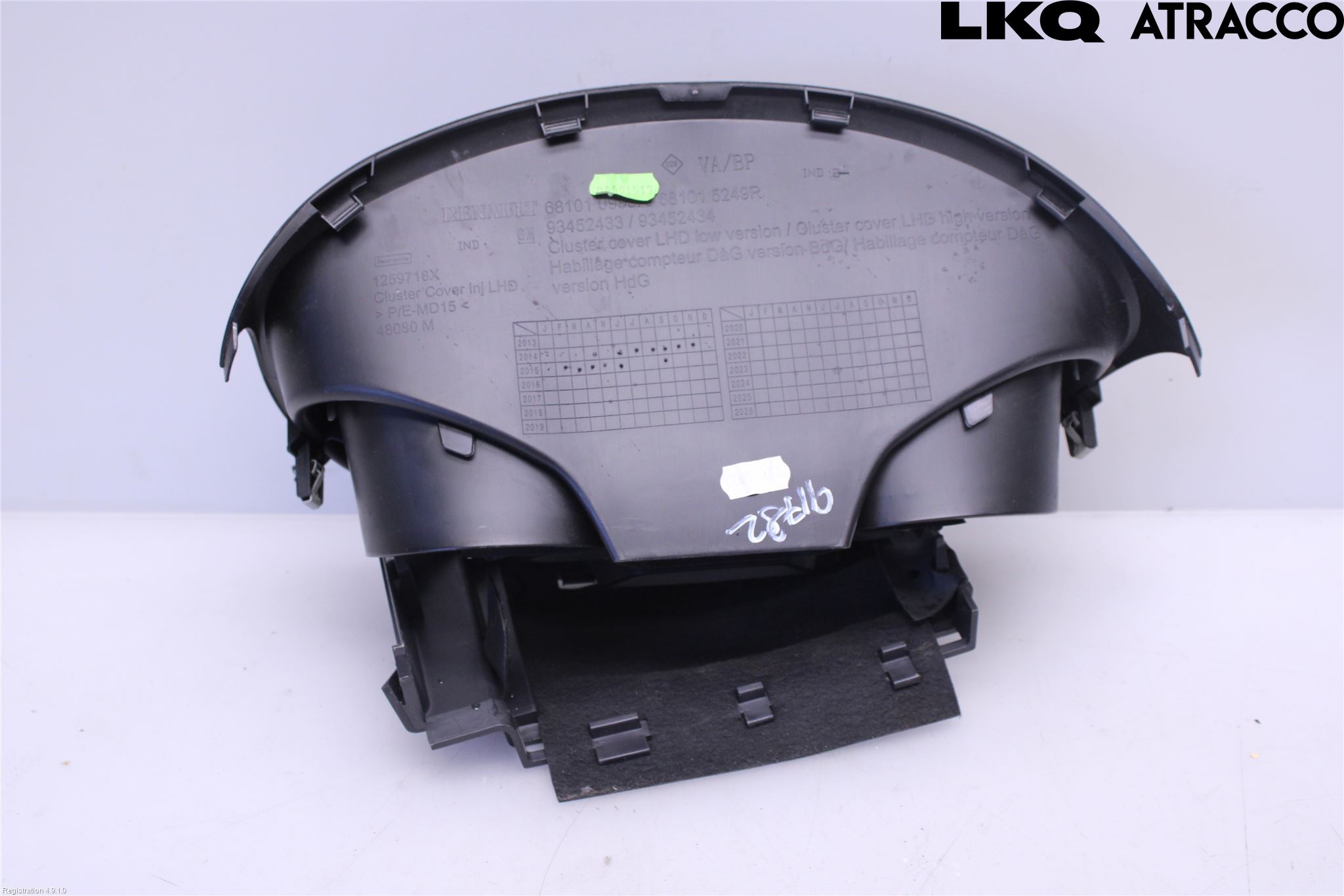 Opel VIVARO 15-19 Instrument-Radio Sarg