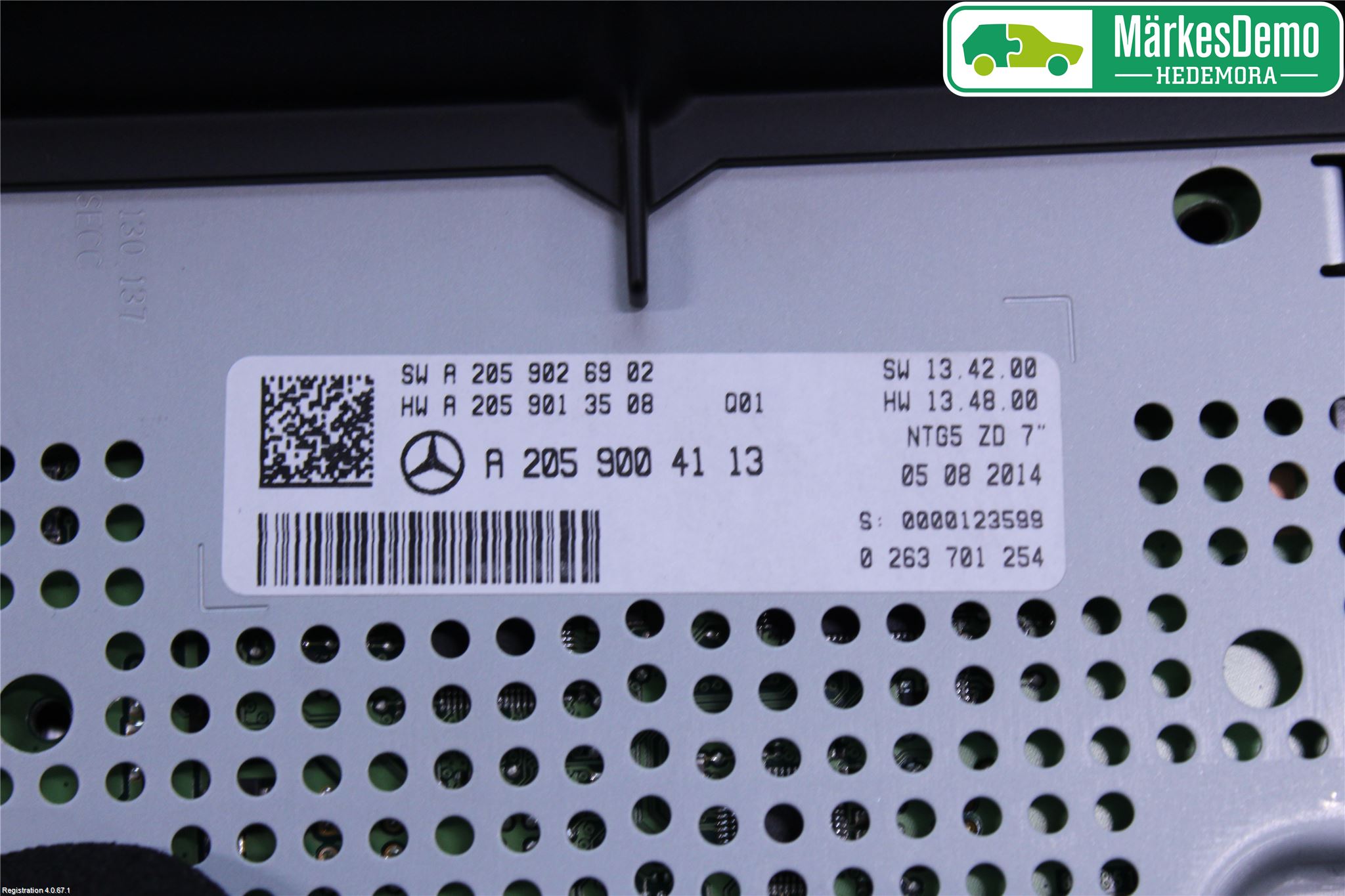 Mercedes-Benz MB C-KLASS (W205) 14-21 Cd Radio - Multimediapanel