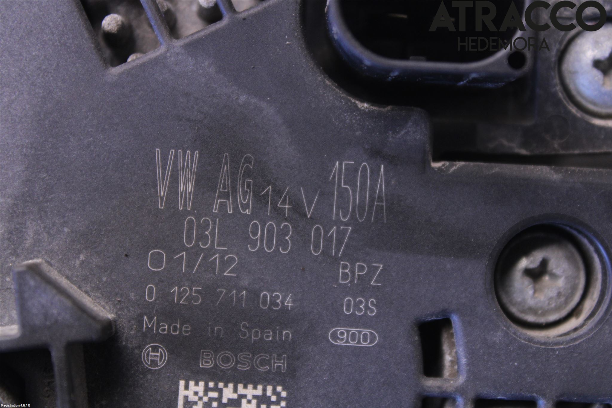 Audi A4 12-15 Generator