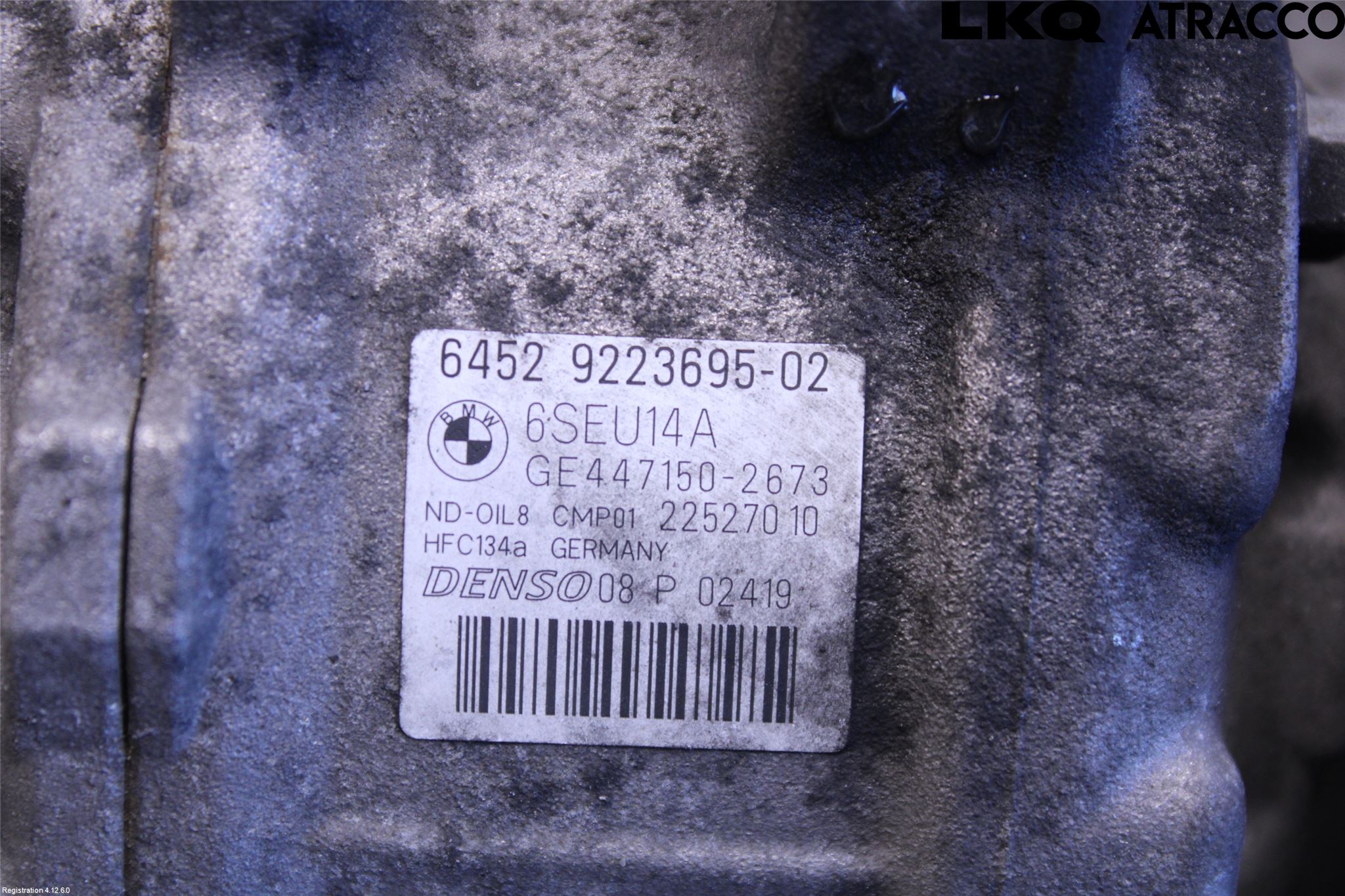 BMW 3 F30/F31/F80 12-19 Ac Kompressor