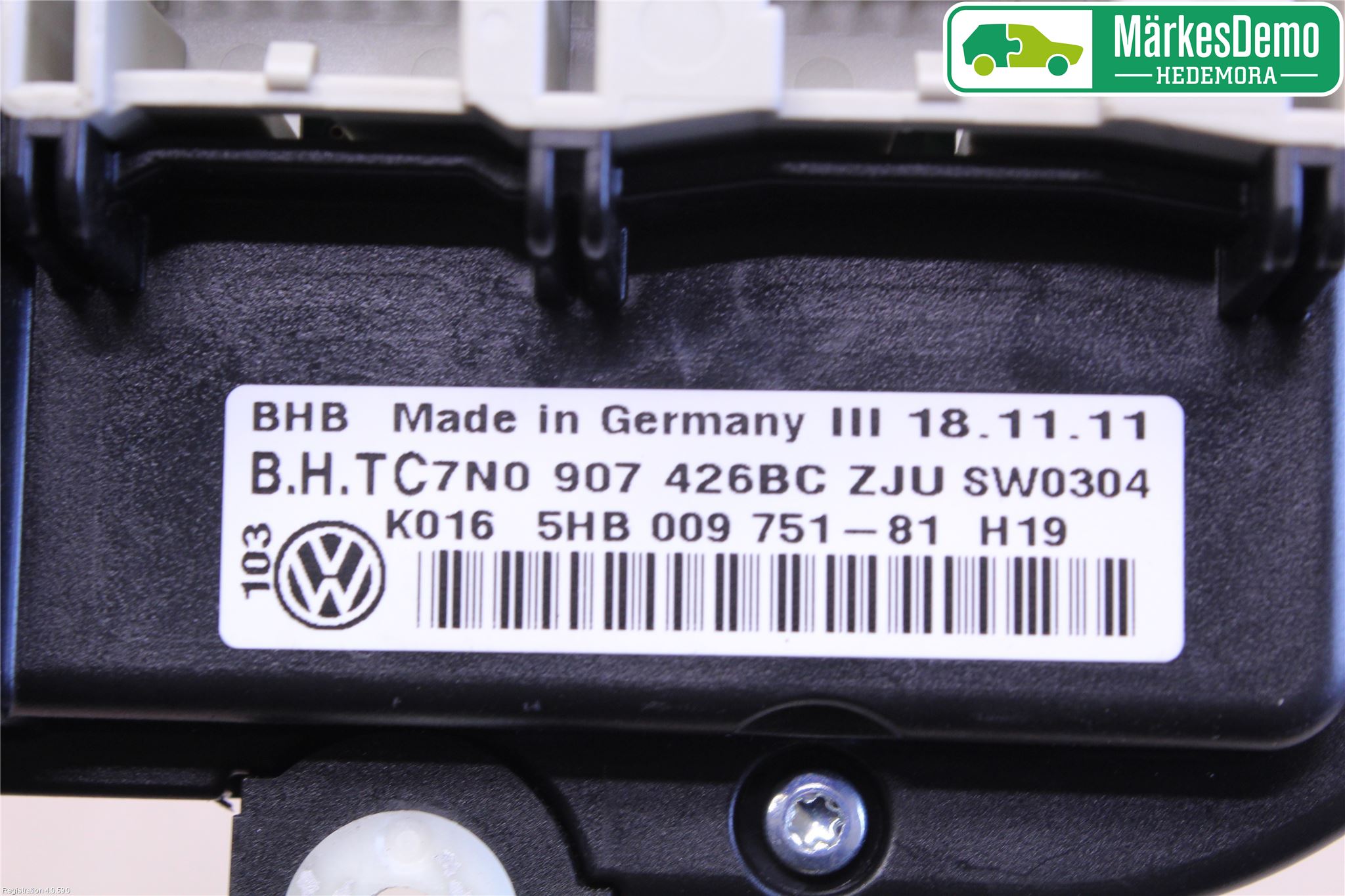 Volkswagen VW CADDY 11-15 Ac Styrenhet Ac Manöveren