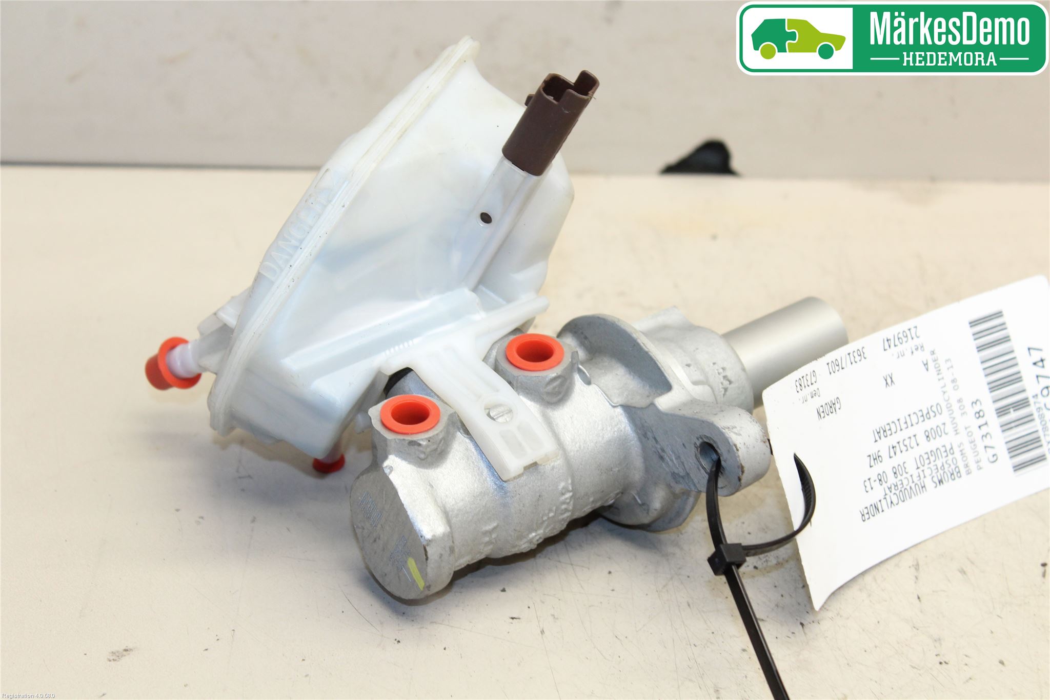 Peugeot 308 08-13 Broms Huvudcylinder