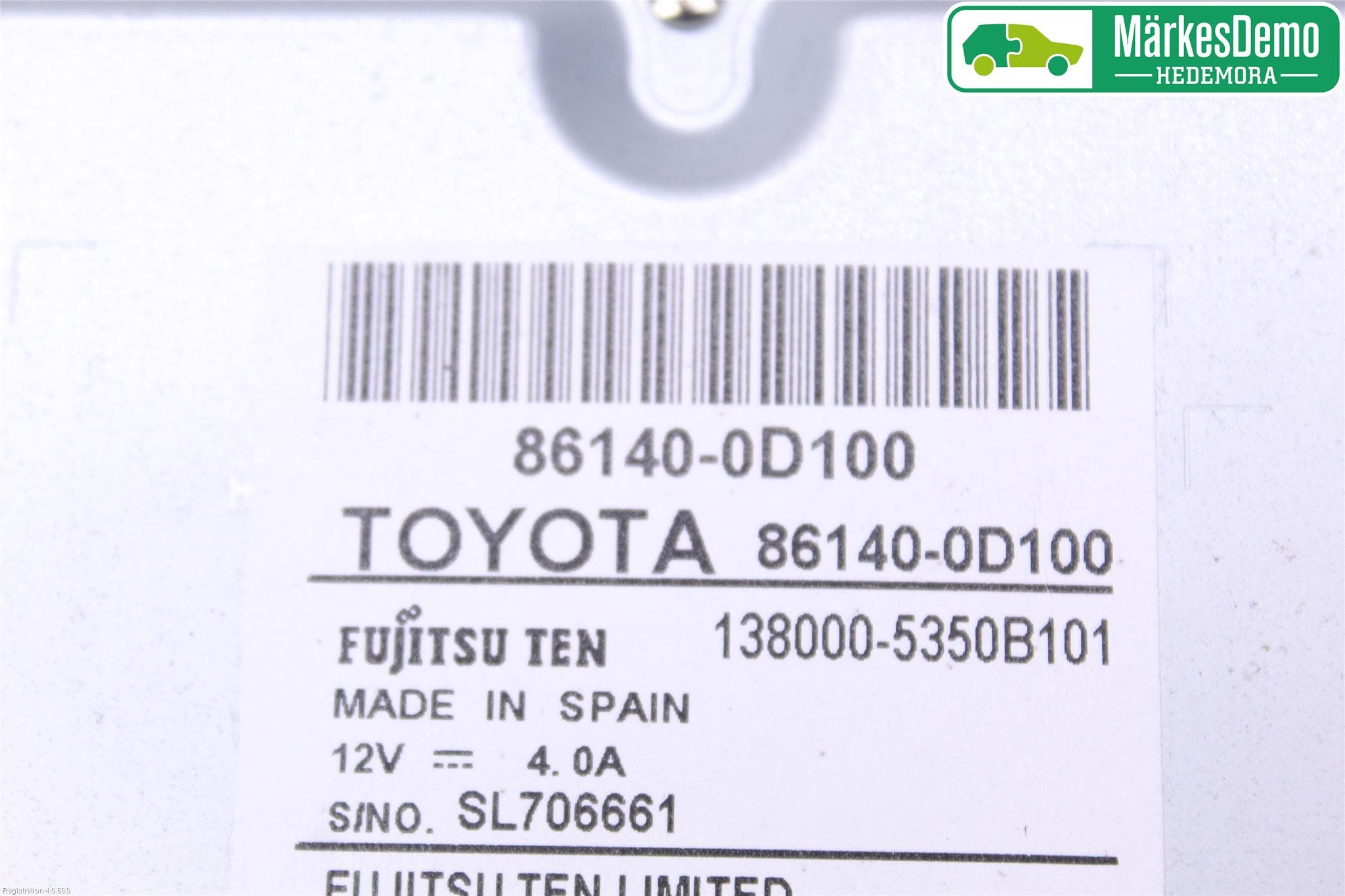 Toyota YARIS XP130 15-20 Cd Radio - Multimediapanel