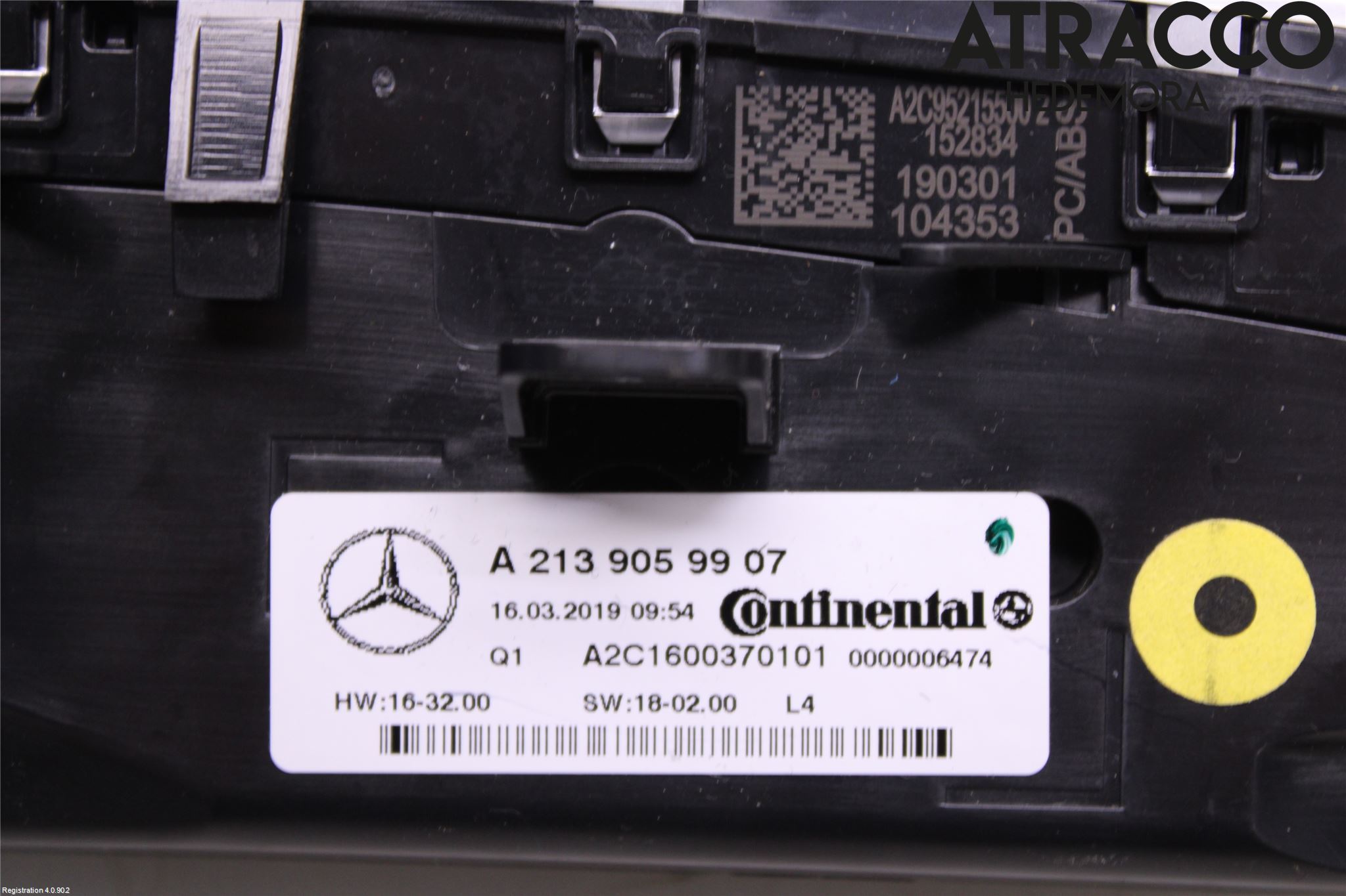 Mercedes-Benz MB E-KLASS (W213) 16-23 Ac Styrenhet Ac Manöveren