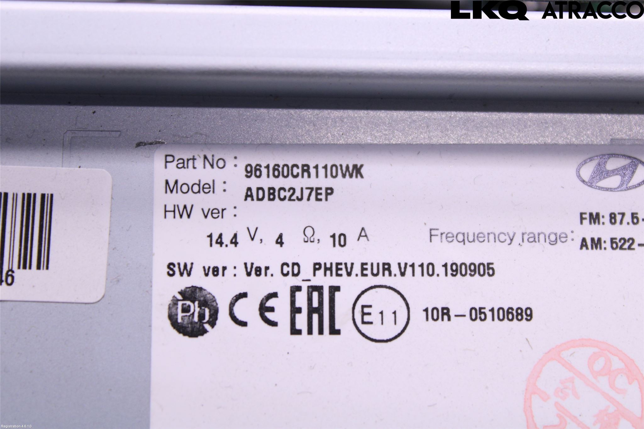 Kia CEED/CEED SW 19- Cd Radio - Multimediapanel