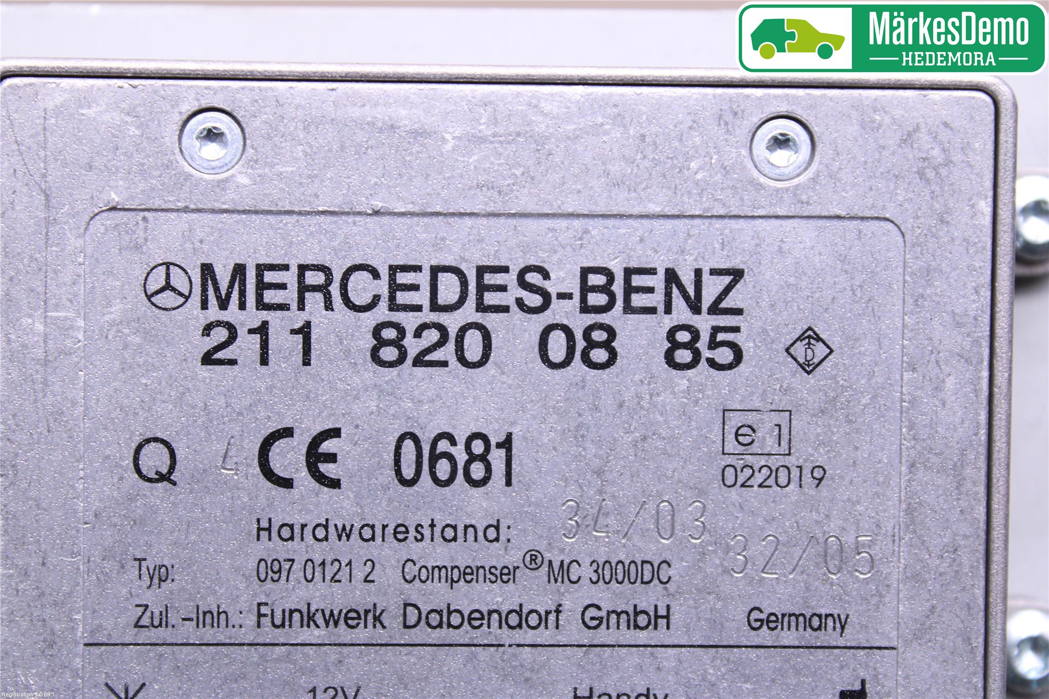 Mercedes-Benz MB S-KLASS (W221) 05-13 Antennförstärkare