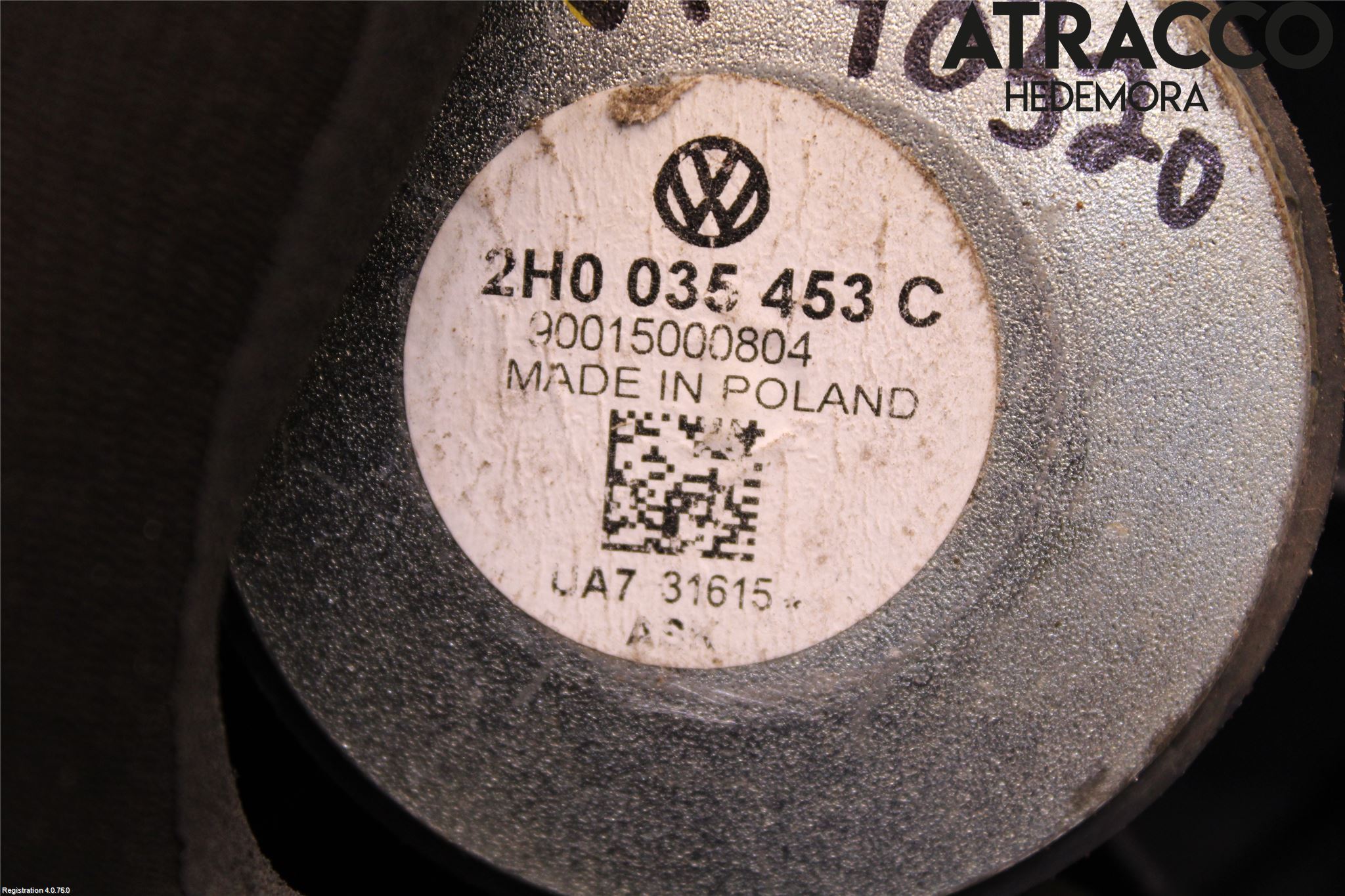Volkswagen VW AMAROK 2H 10-22 Högtalare