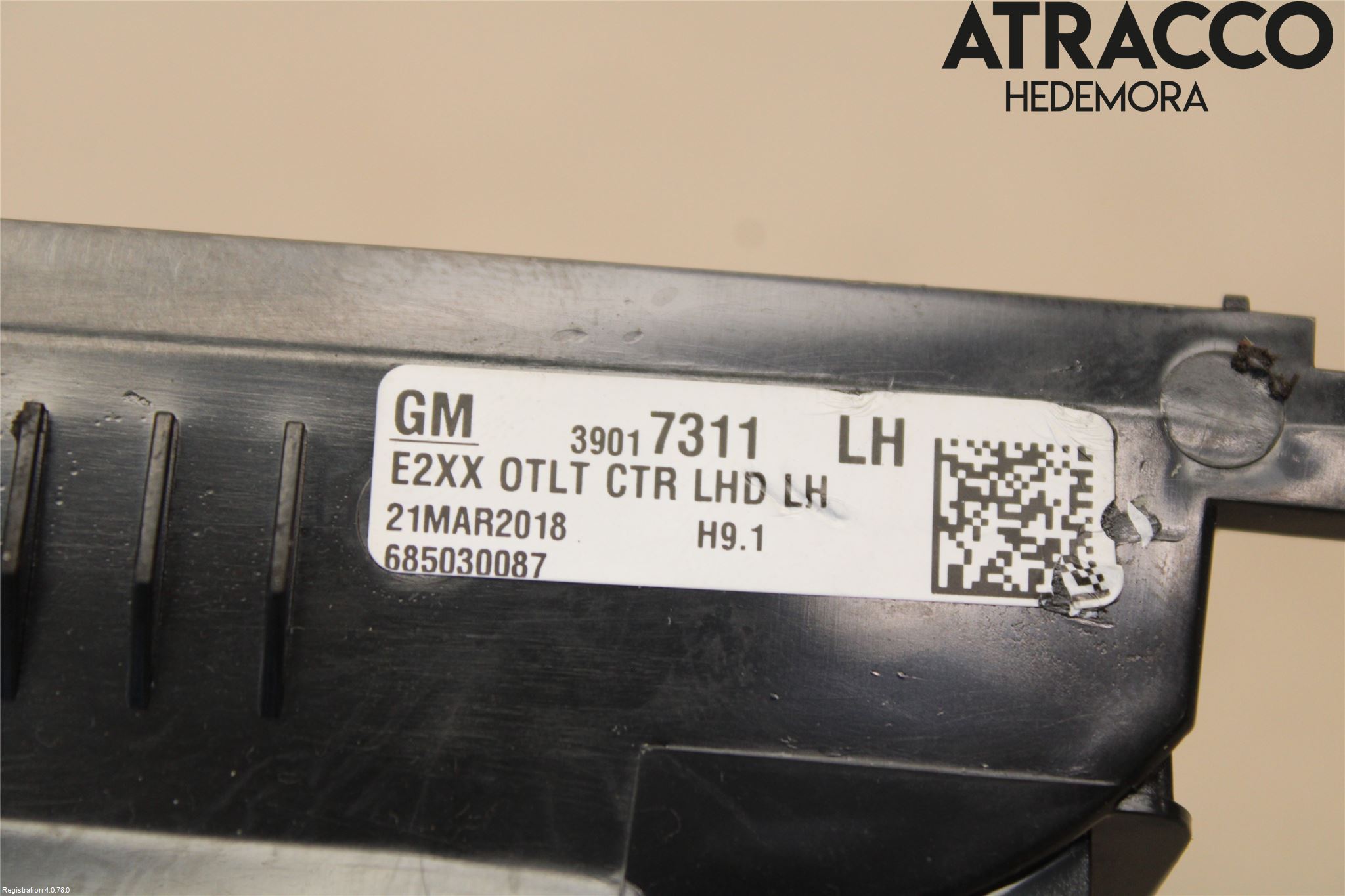 Opel INSIGNIA 17- Defrosterkanal-Munstycke