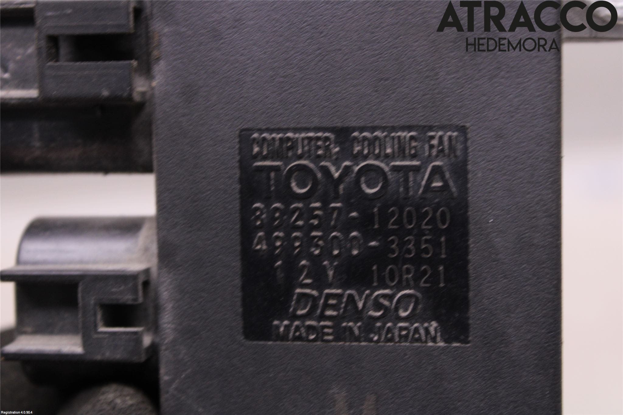 Toyota YARIS XP130 15-20 Kylfläktsmotstånd