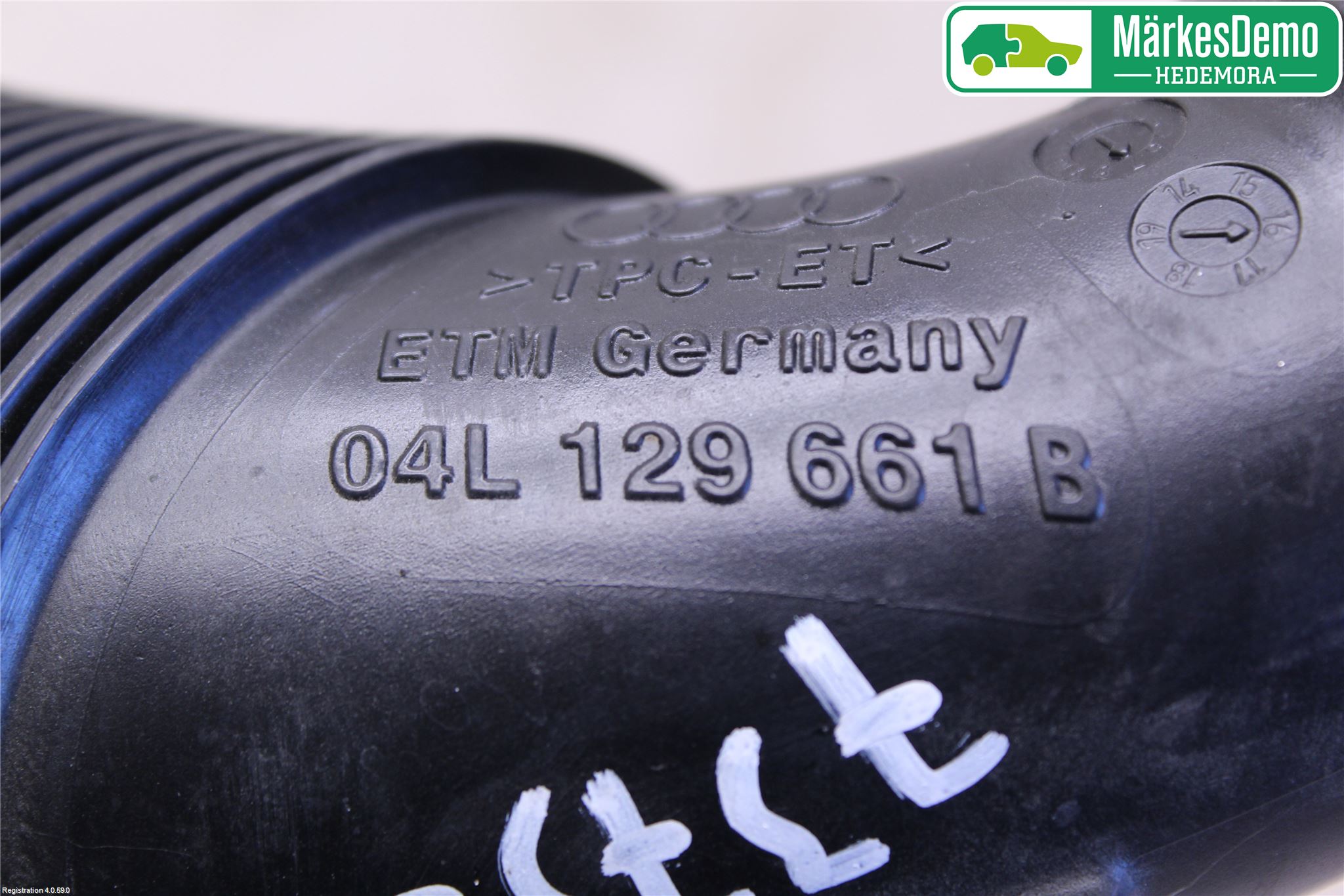 Audi A4/S4 B9 16-19 Laddluft-Intercoolerrör