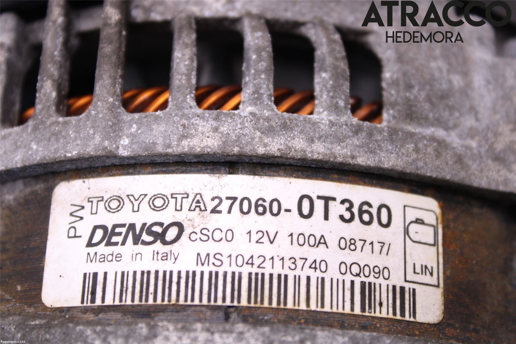 Toyota AVENSIS 16-18 Generator