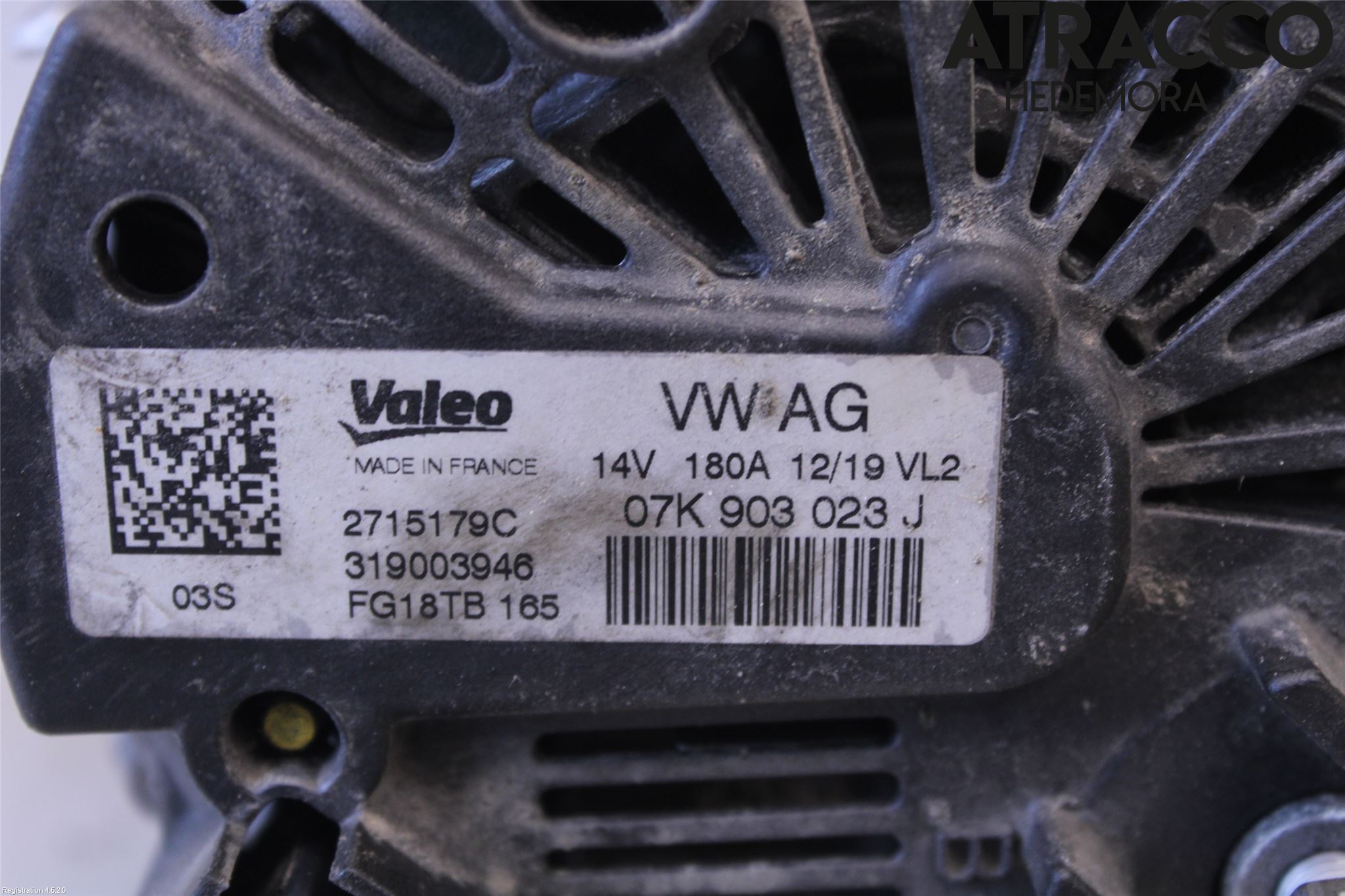 Audi A3/S3 8V 13-20 Generator