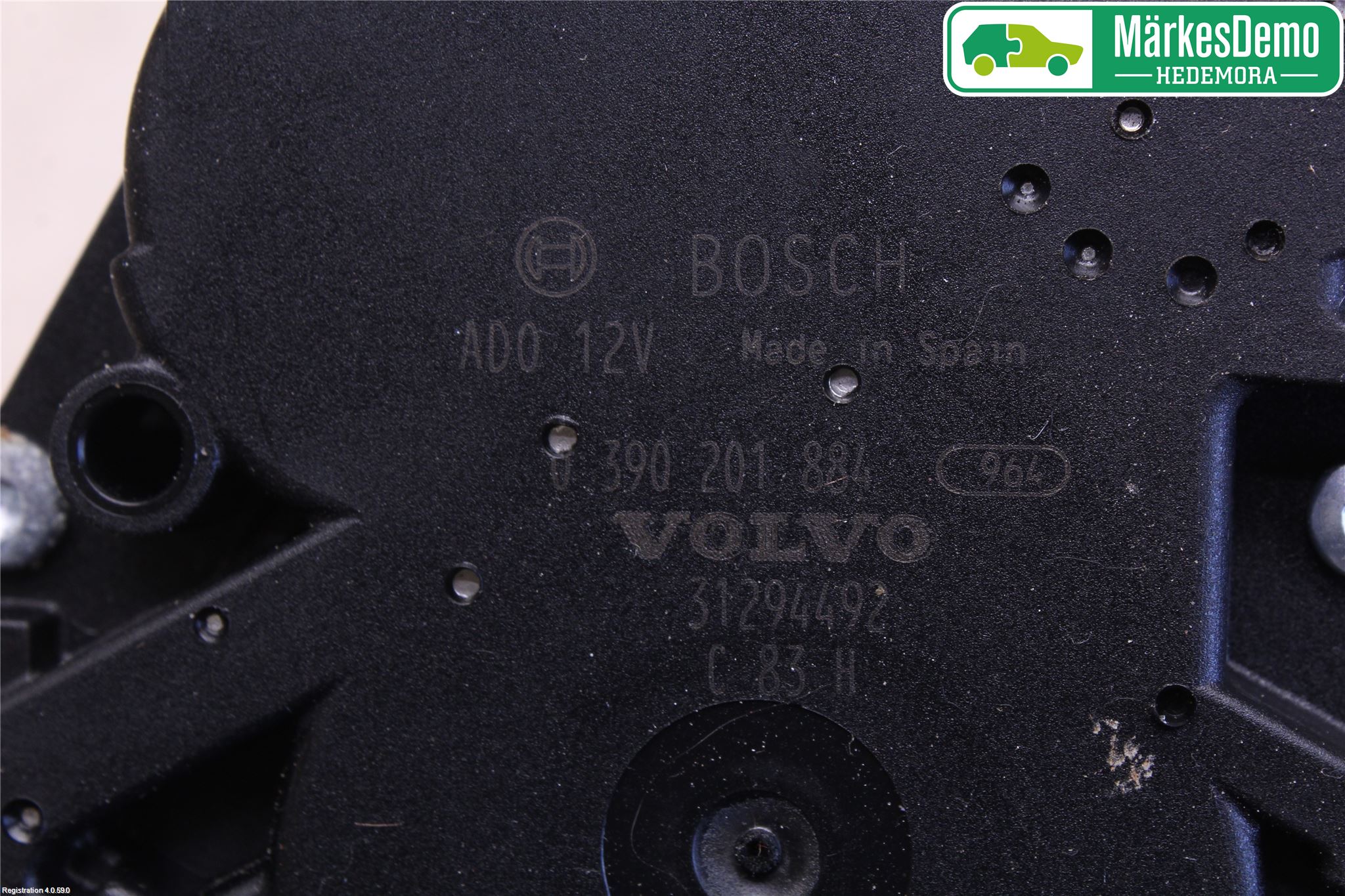 Volvo V60 11-13 Torkarmotor Baklucka