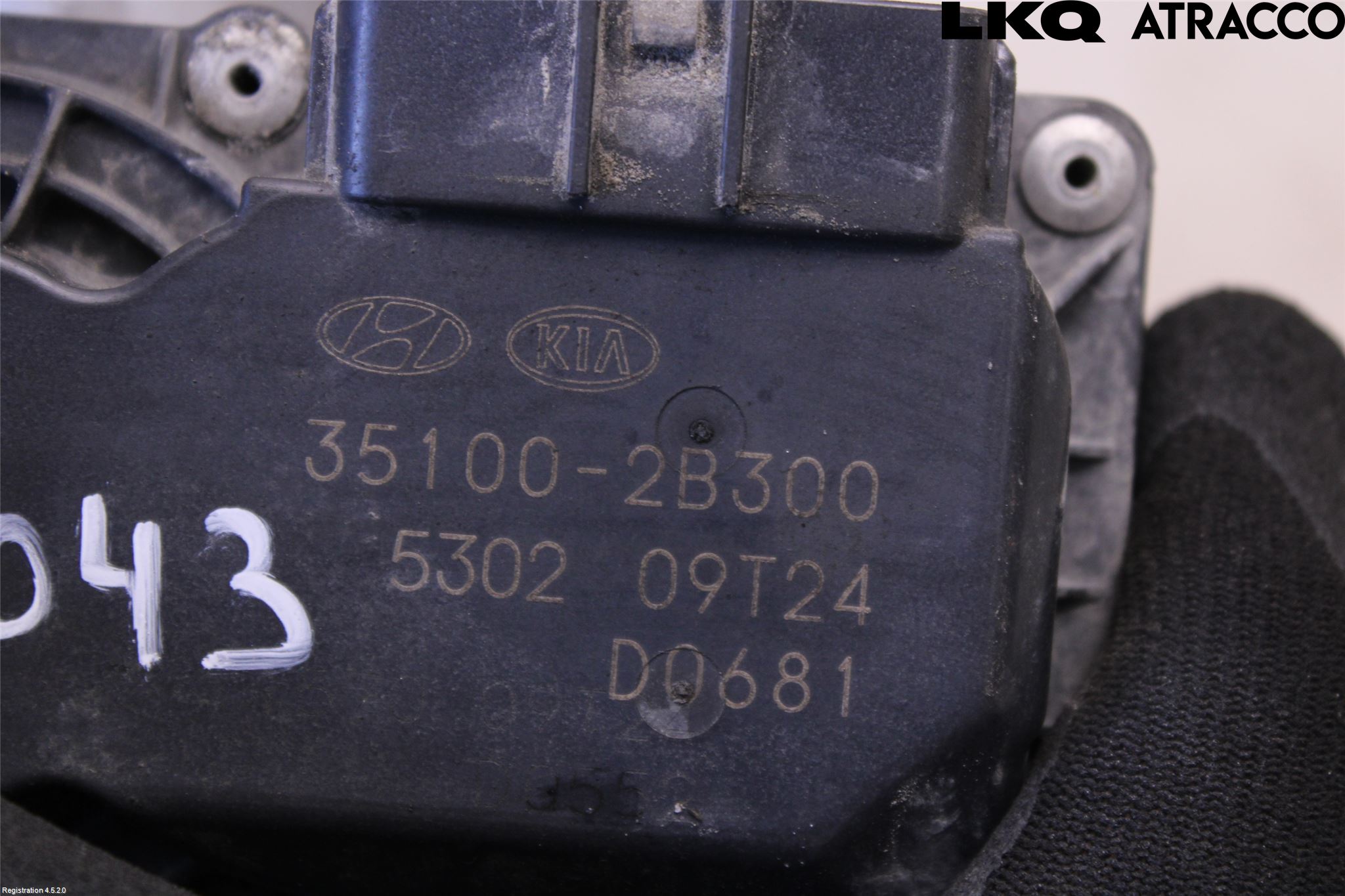 Kia SOUL 09- Injspjällhus