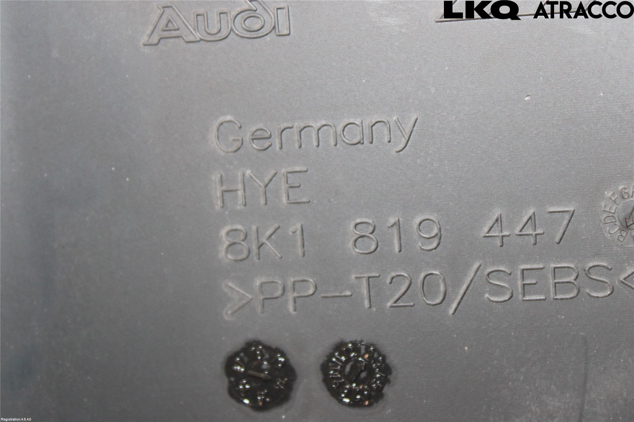 Audi A4 12-15 Torpedplåt-Torpedplast