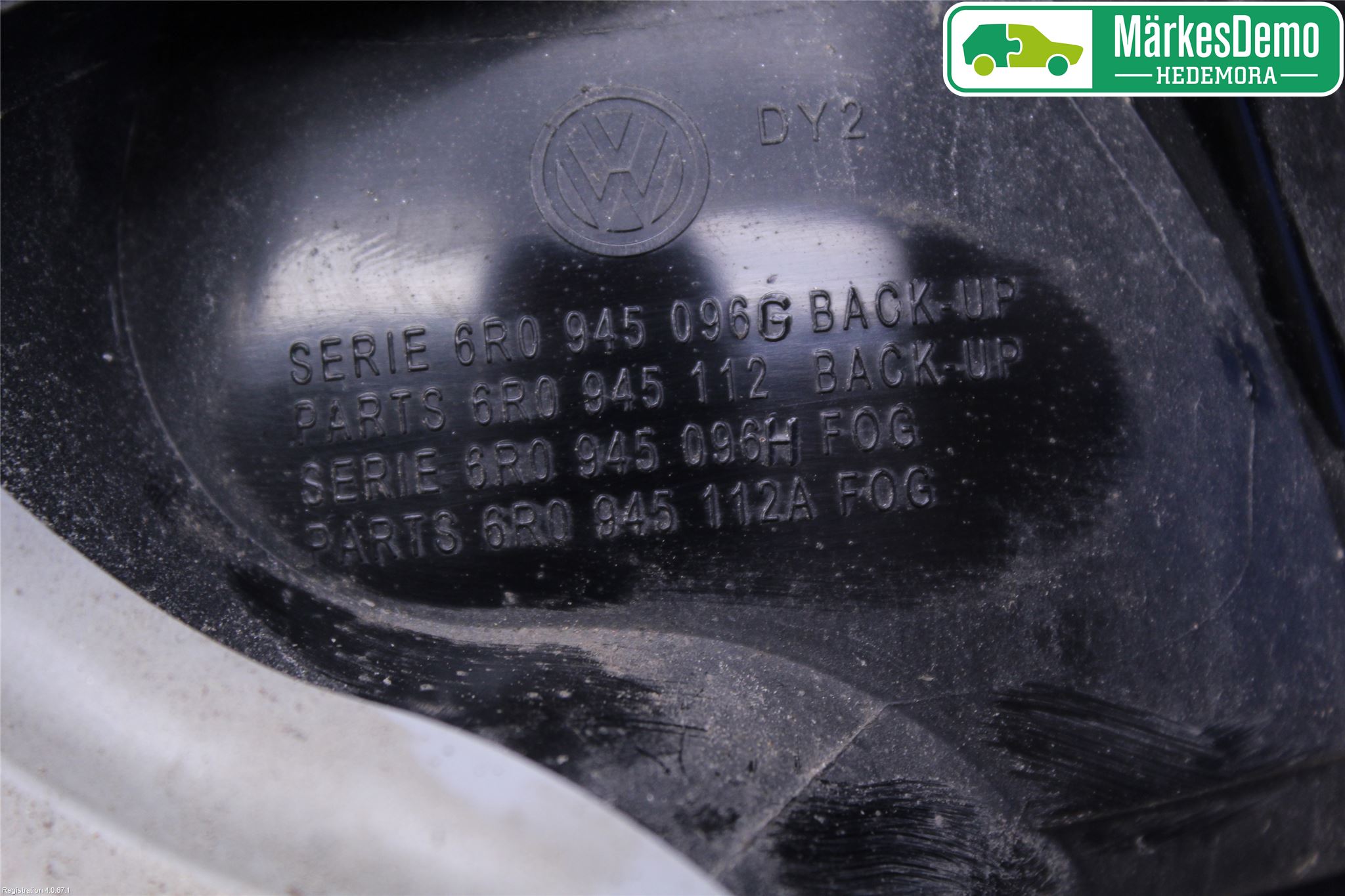 Volkswagen VW POLO 10-17 Bakljus Höger