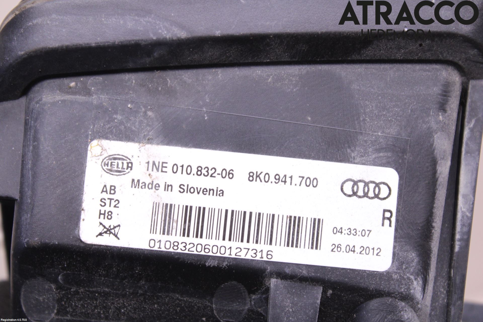 Audi A4/S4 08-11 Dimljus-Varselljus Fram