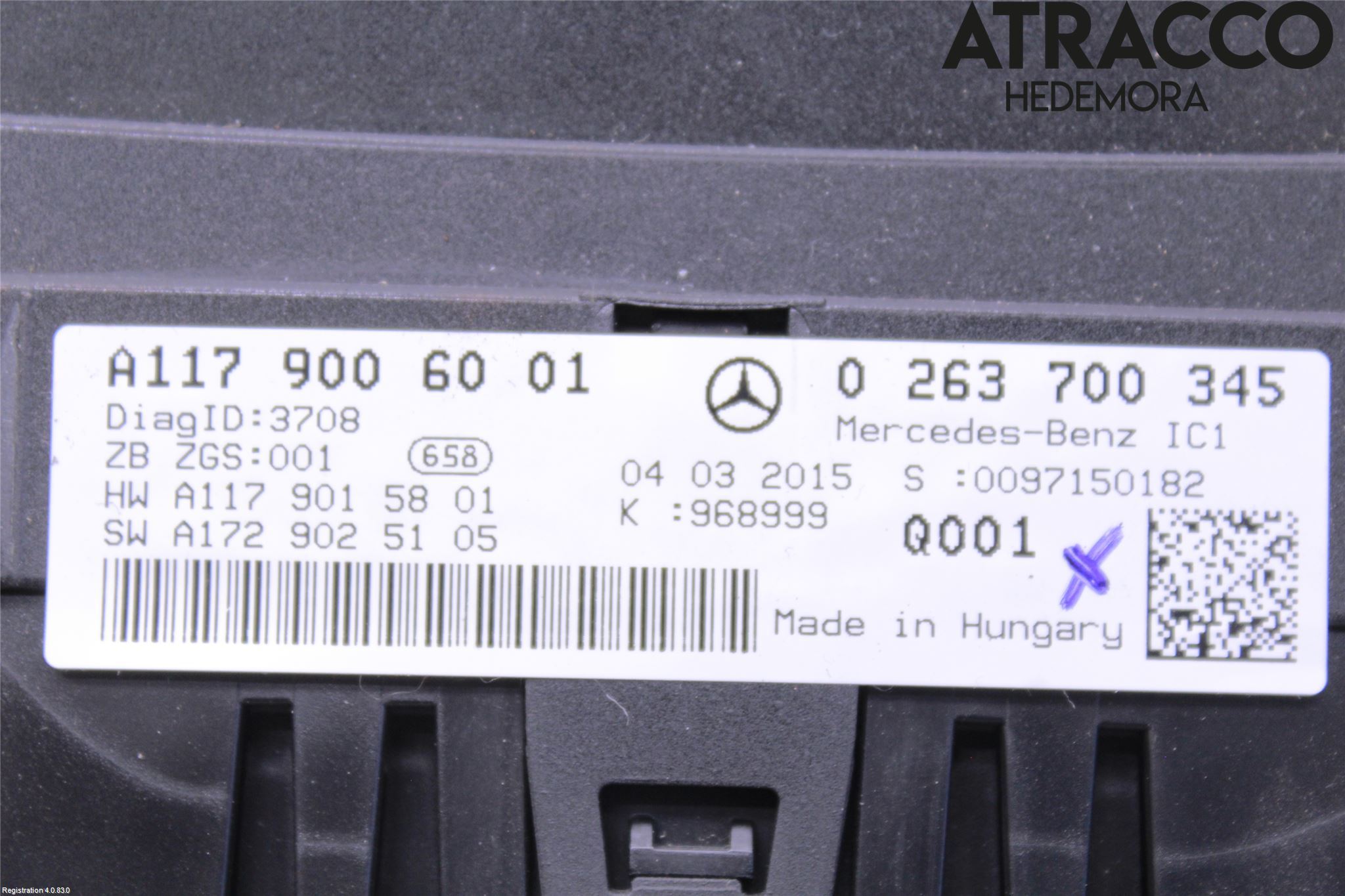 Mercedes-Benz MB CLA-KLASS (C117/X117) 13-19 Instrument Komb