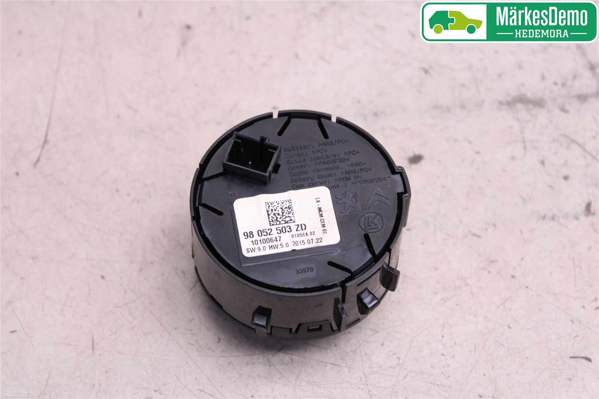 Toyota PROACE I 13-16 Strömställare Antisladd