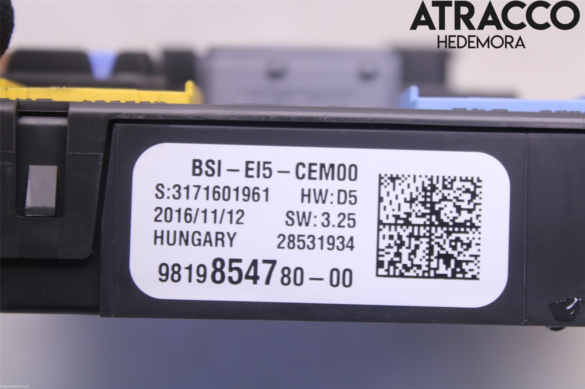 Peugeot 3008 17-24 Säkringsdosa-Elcentral