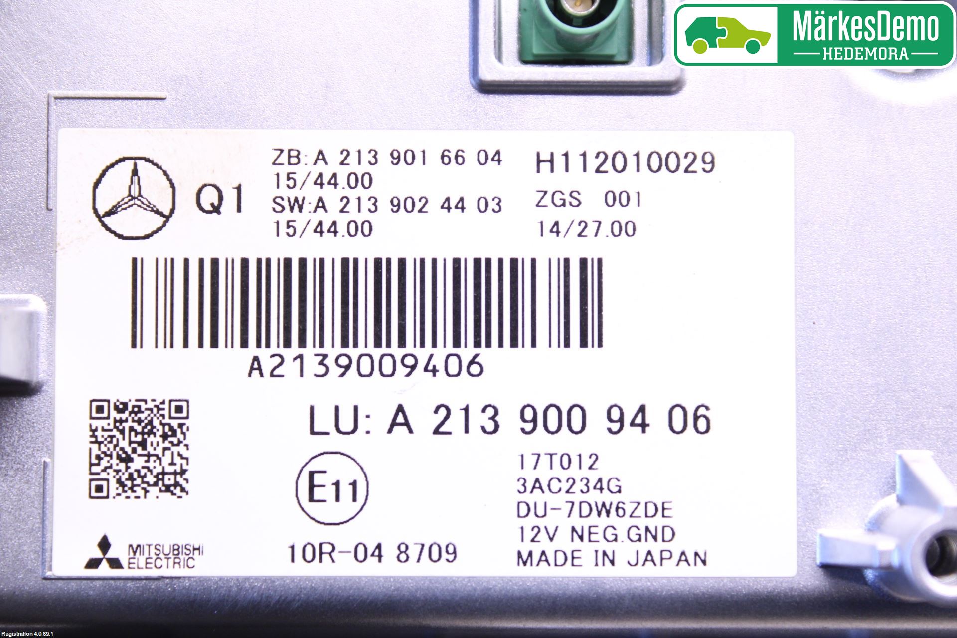 Mercedes-Benz MB E-KLASS (W213) 16-23 Cd Radio - Multimediapanel