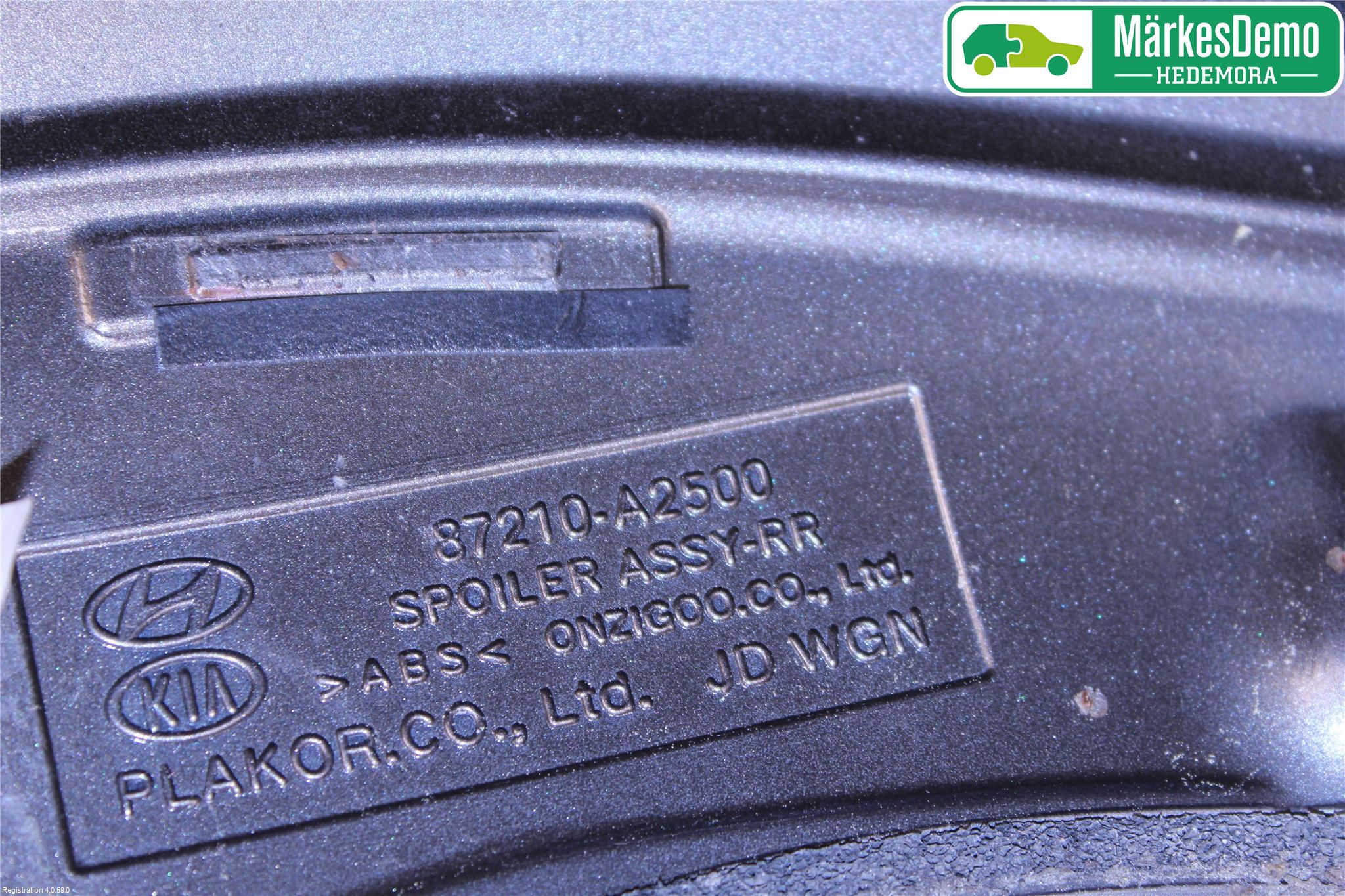 Kia CEED 12-18 Spoiler Baklucka