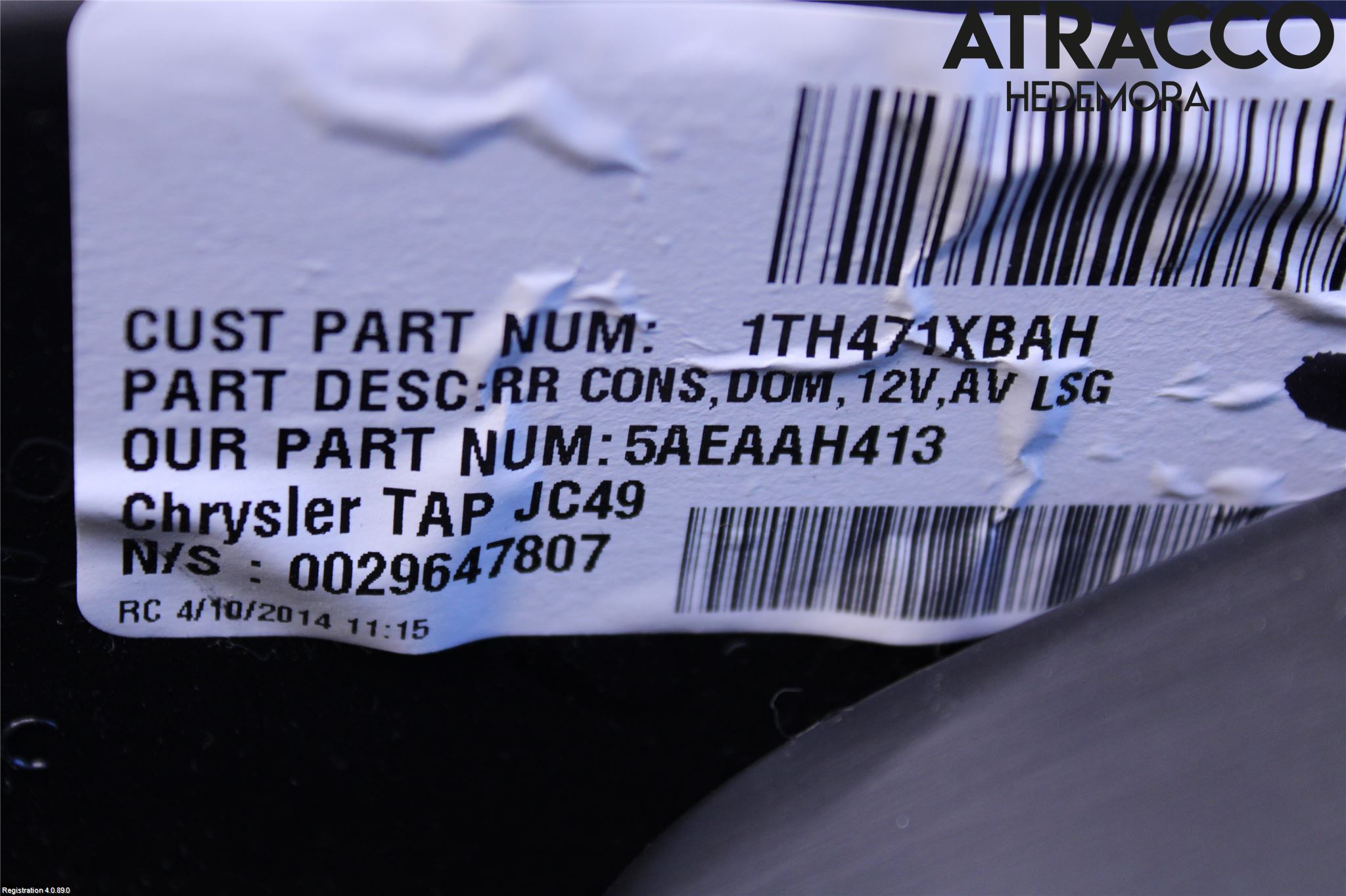 Fiat FREEMONT Inr Tunnelfack