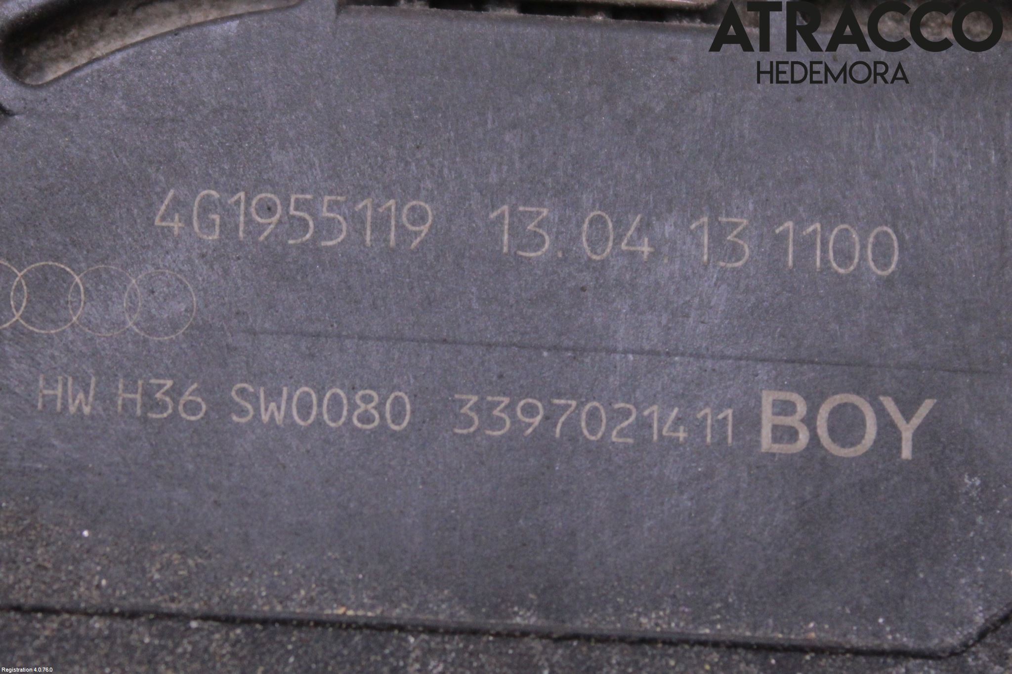 Audi A6/S6 4G 11-18 Torkarmotor Vindruta