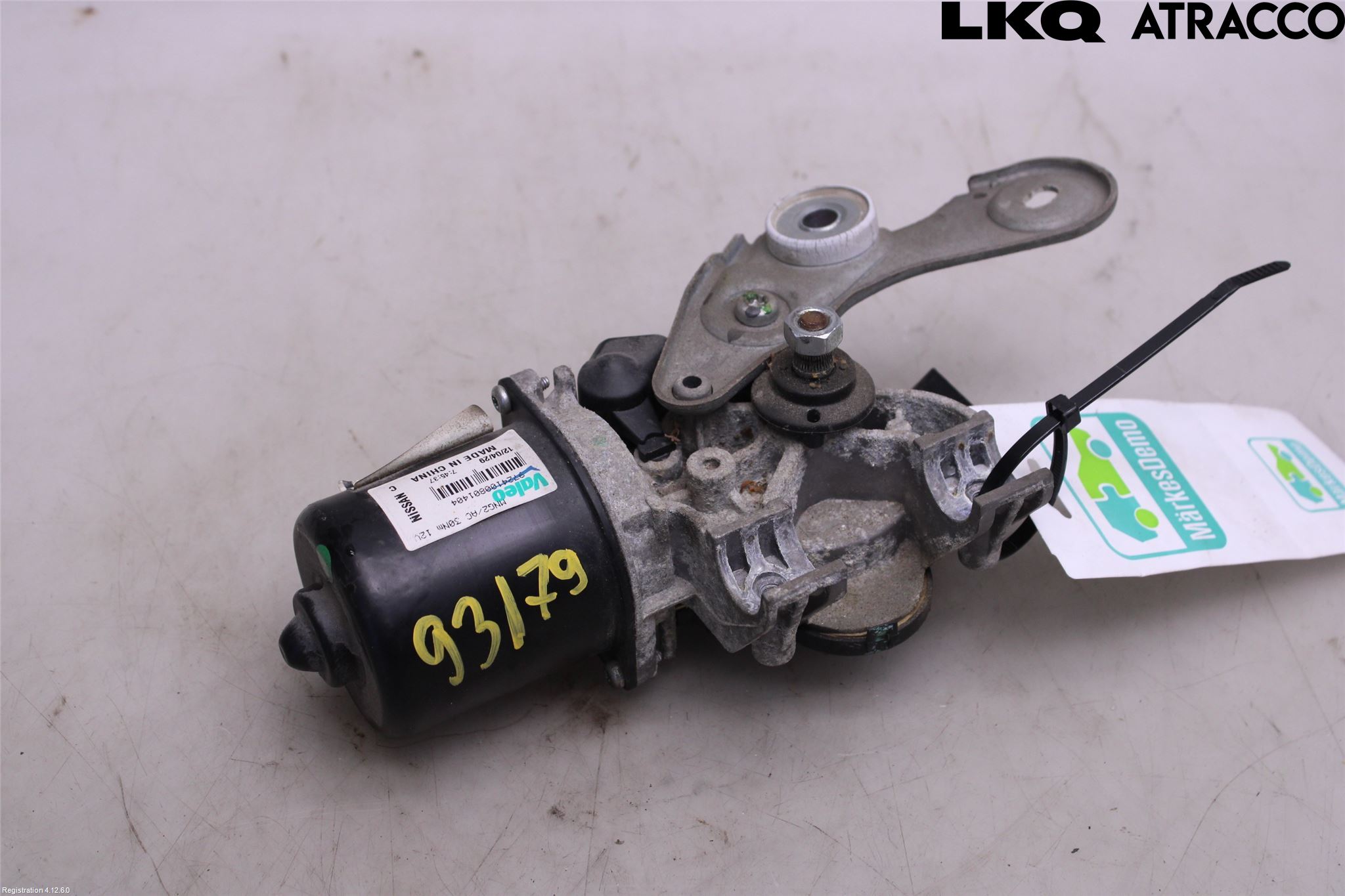 Nissan JUKE 10-14 Torkarmotor Vindruta