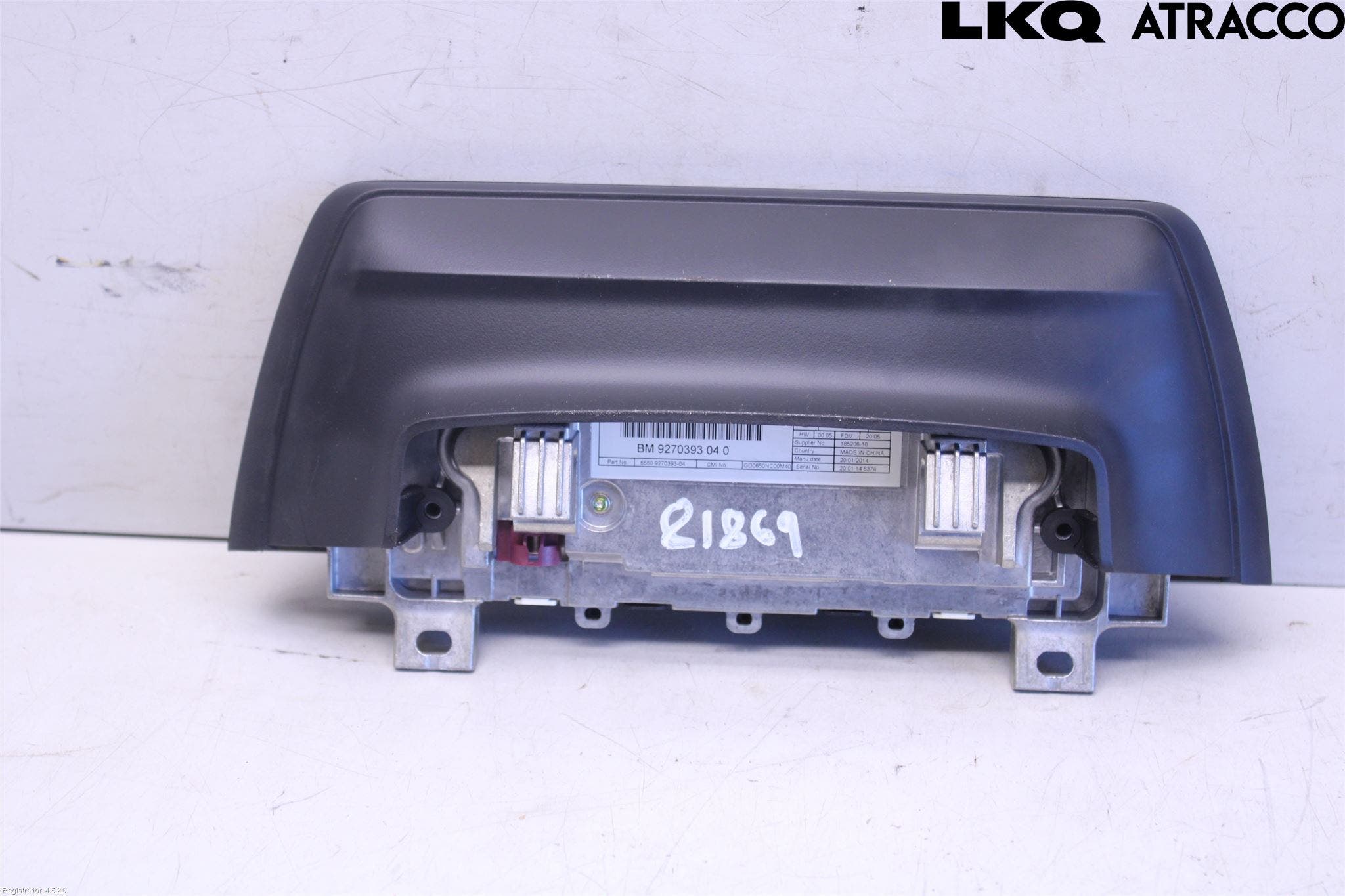 BMW 3 F30/F31/F80 12-19 Bildskärm