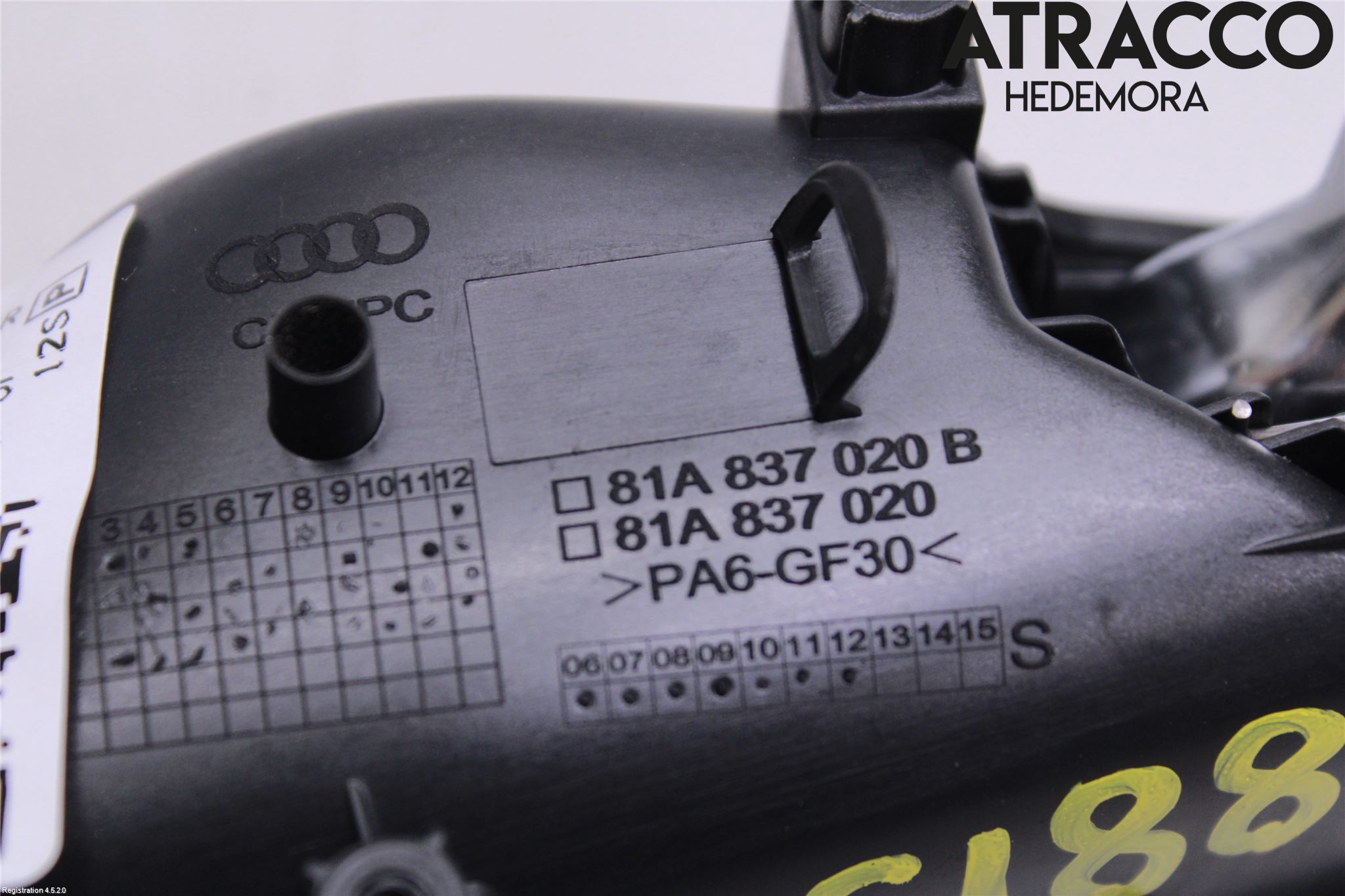 Audi Q2/SQ2 17- Dörrhandtag Inre Hö