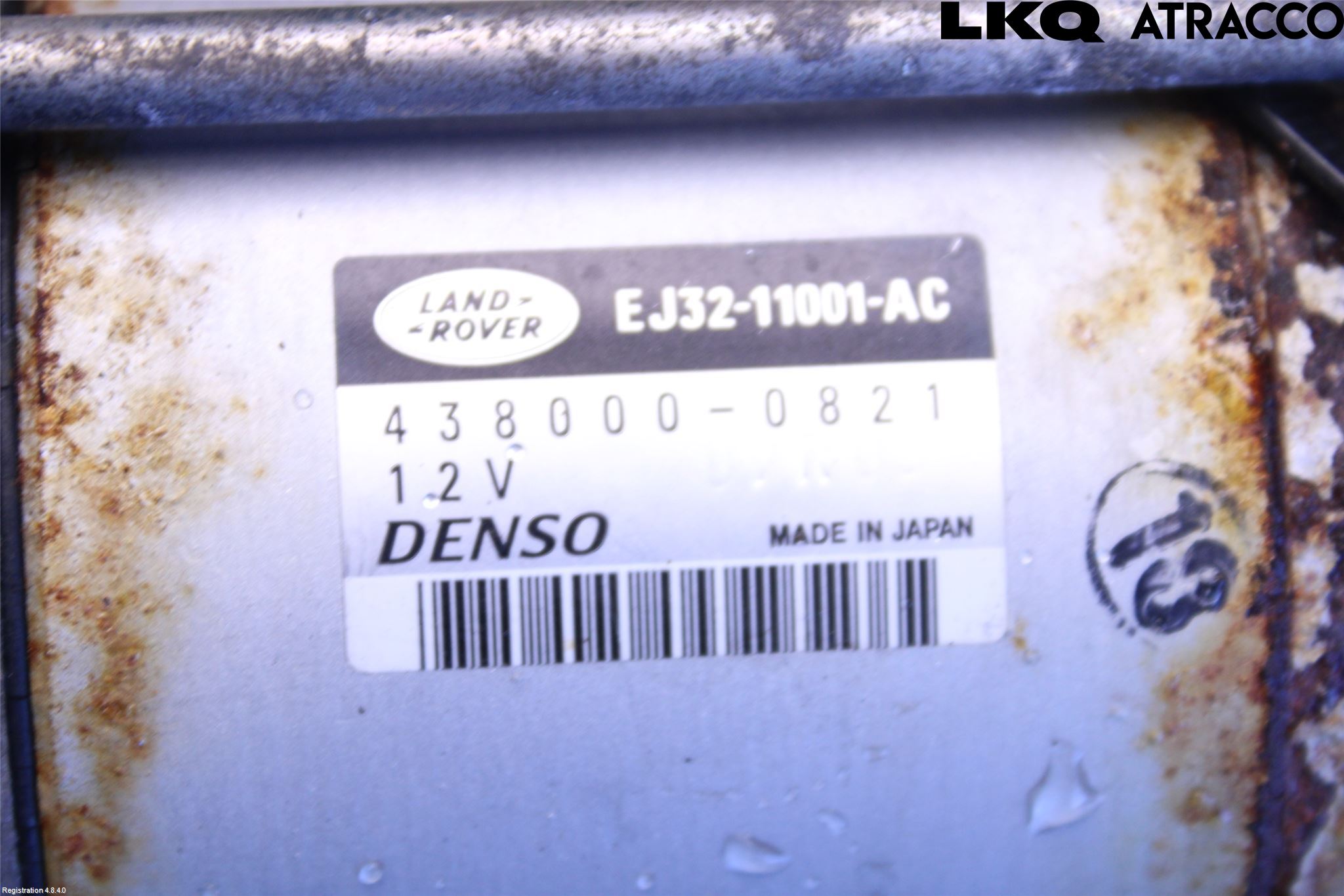 Landrover LAND ROVER RANGE ROVER EVOQUE (L538) 11-18 Startmotor Diesel